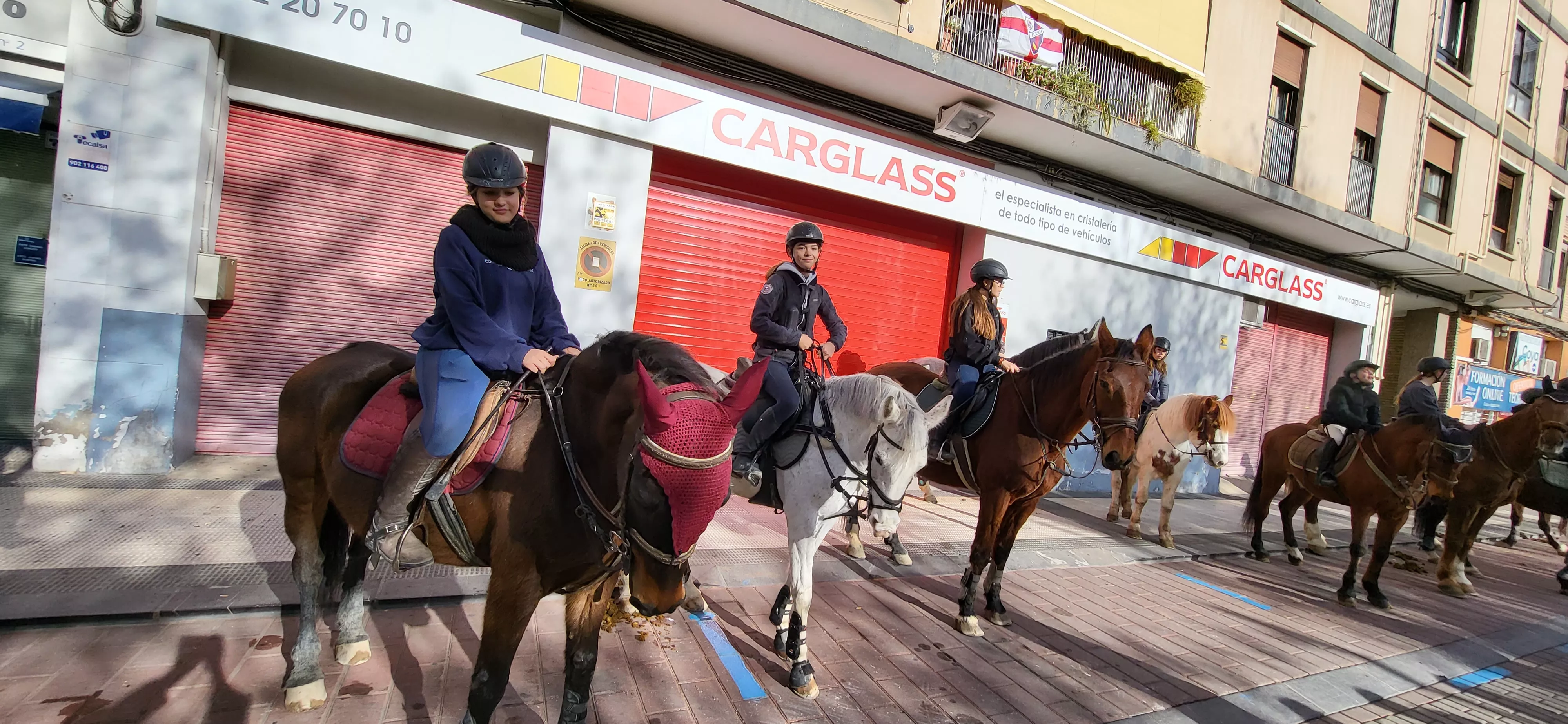 Tradicional bendición de animales por San Antón en Huesca. Foto: Mercedes Manterola