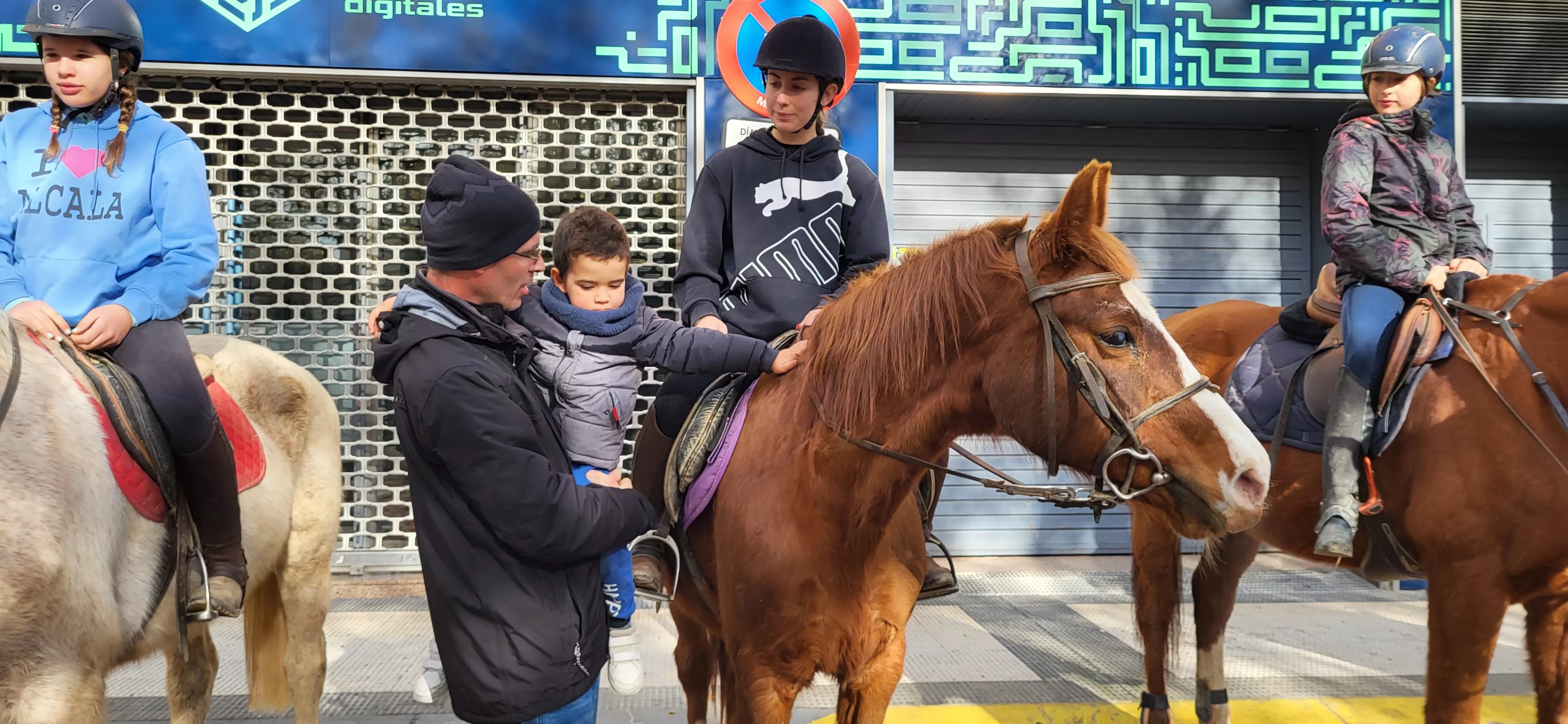 Tradicional bendición de animales por San Antón en Huesca. Foto: Mercedes Manterola