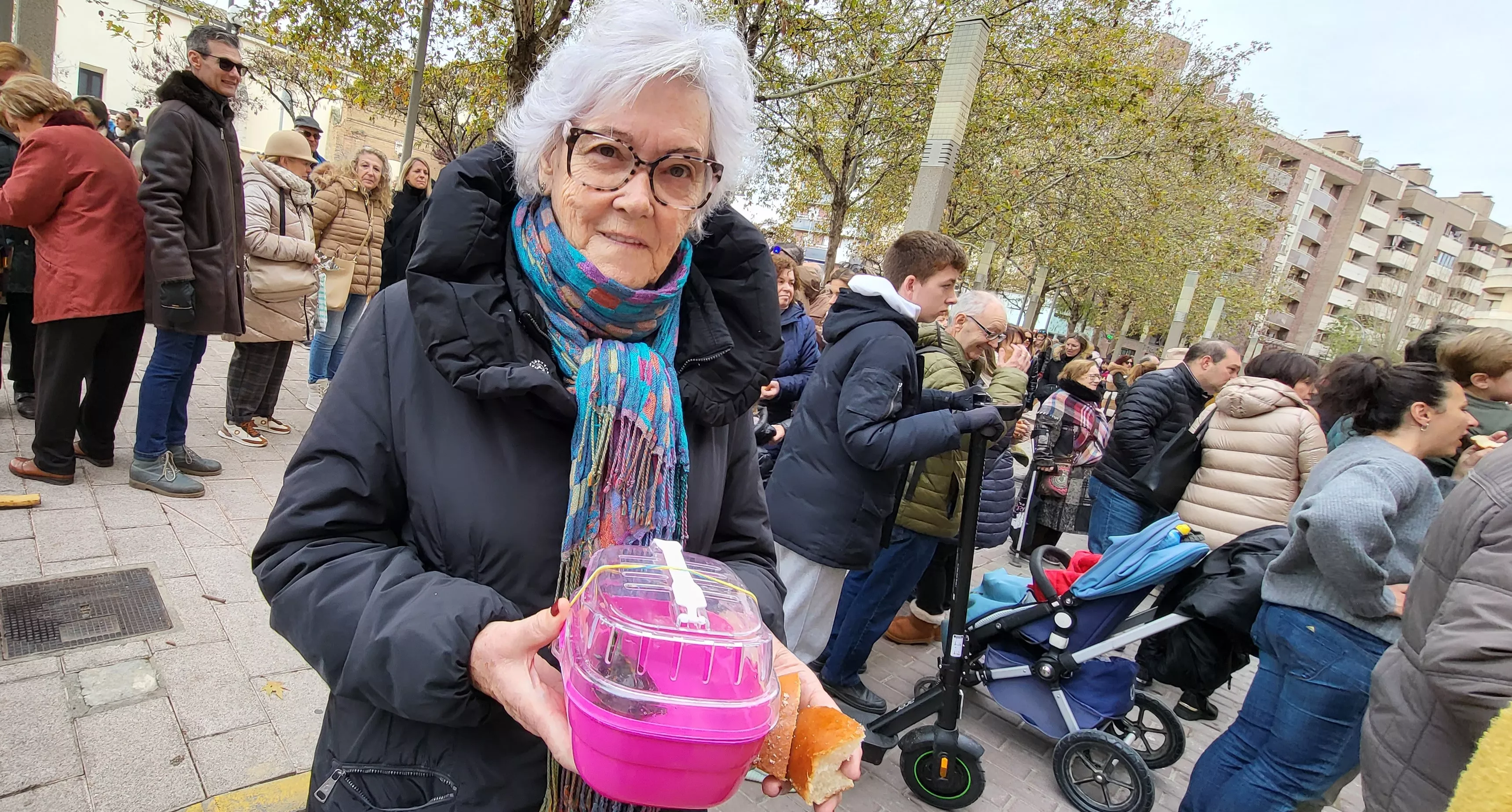 Tradicional bendición de animales por San Antón en Huesca. Foto: Mercedes Manterola