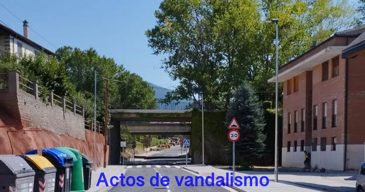 La Policía Local de Jaca alerta sobre actos vandálicos especialmente en la zona de Fondabós y en el entorno del Instituto Pirineos. 