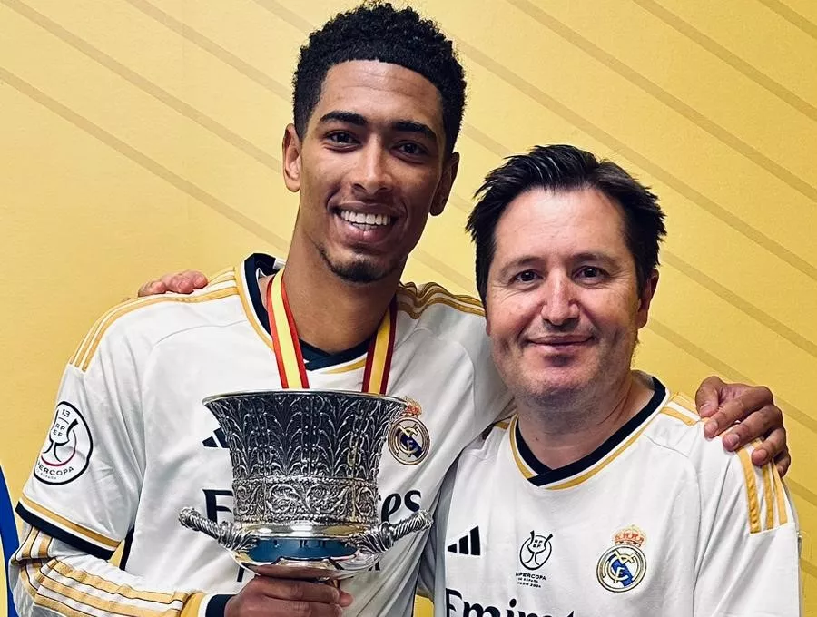 José Víctor Alfaro con Jude Bellingham