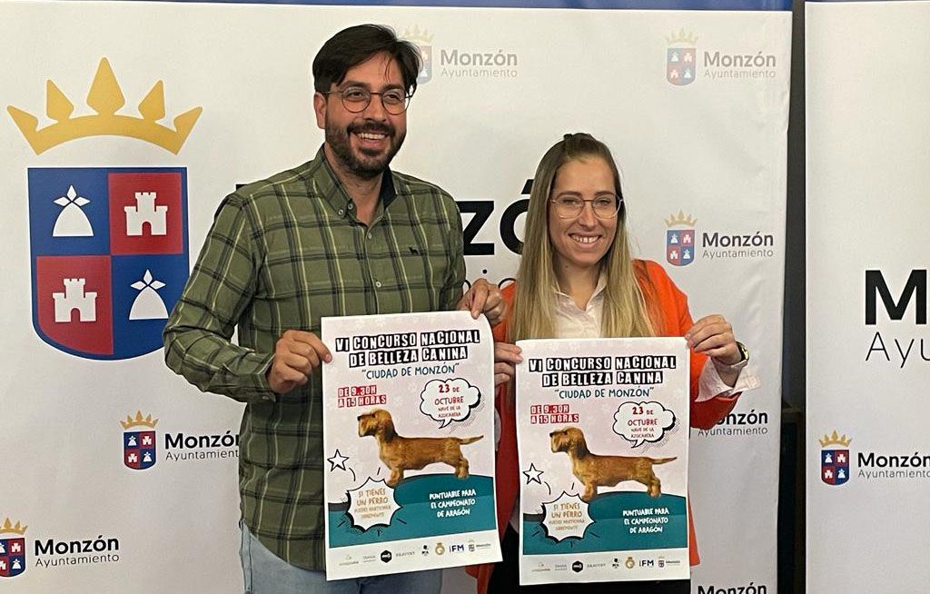 Presentación del VI Concurso Nacional de Belleza Canina ‘Ciudad de Monzón’.