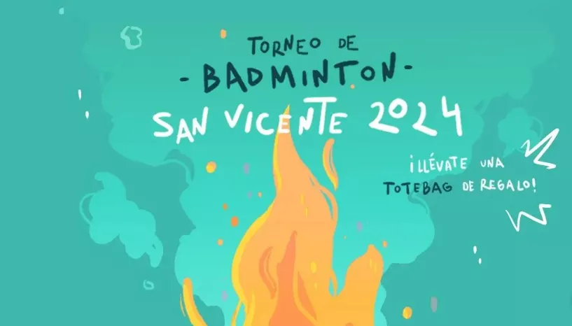 Llega la tercera edición del Torneo San Vicente de bádminton Llega la tercera edición del Torneo San Vicente de bádminton