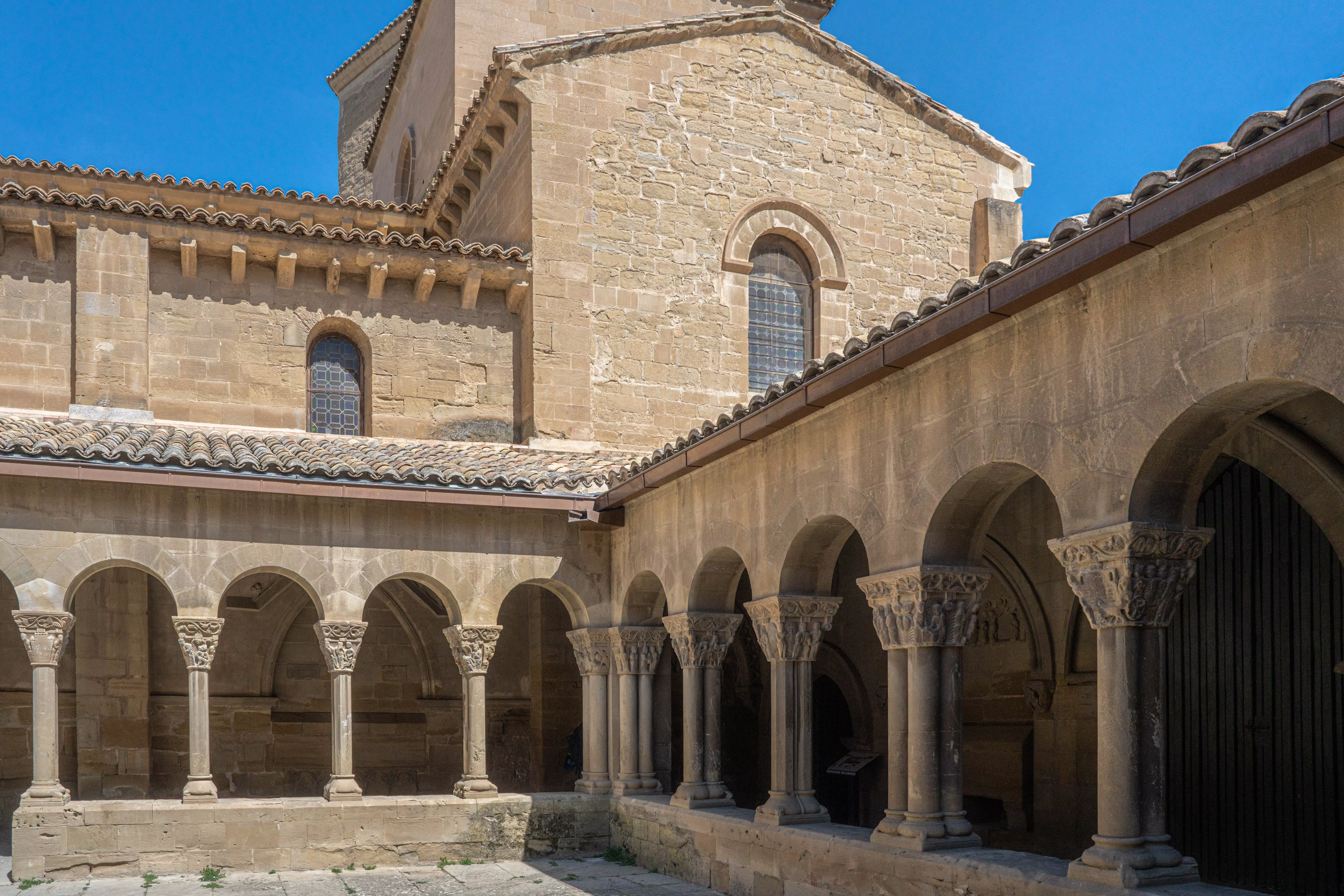 El claustro de San Pedro el Viejo. 