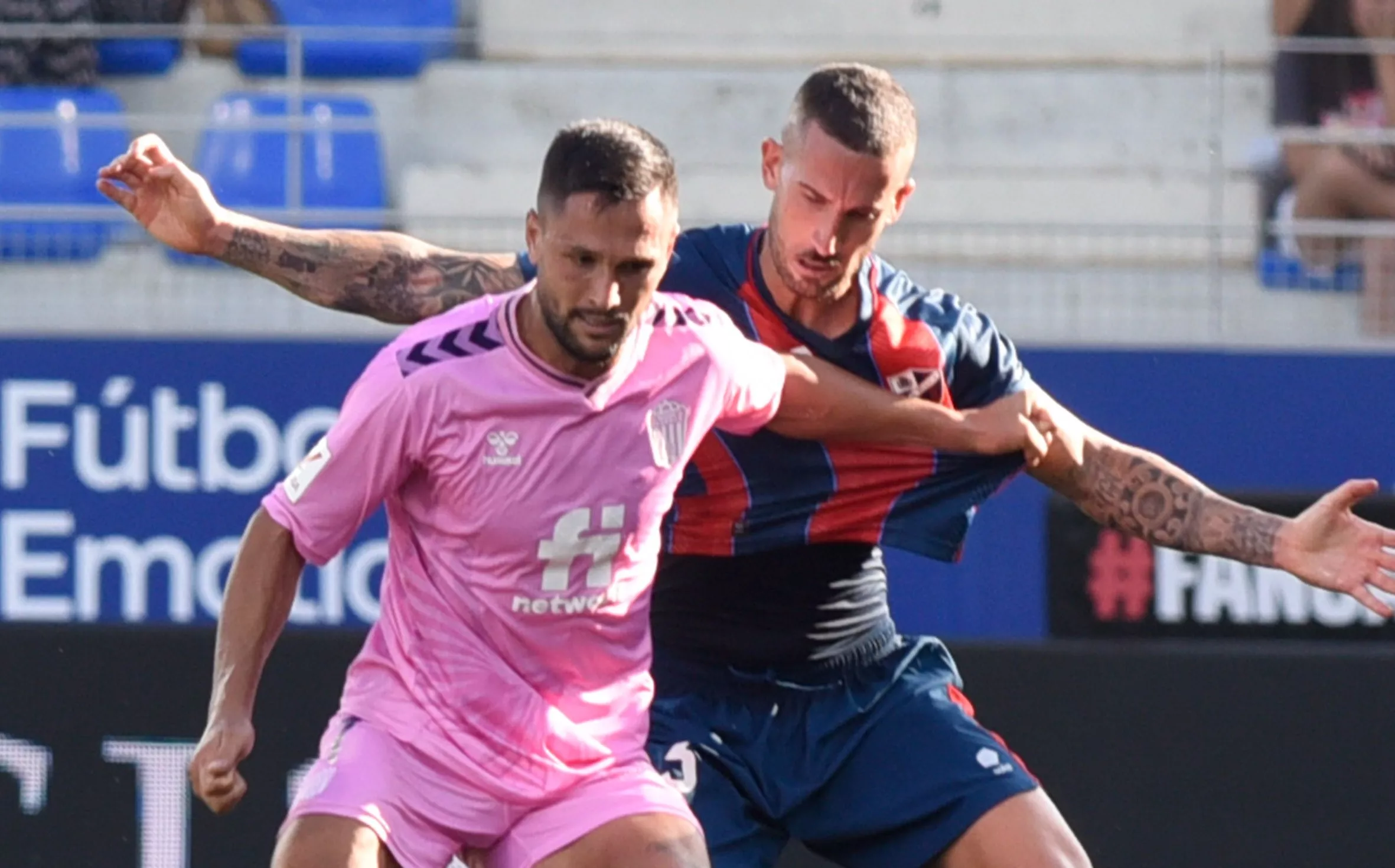 Foto de archivo del partido de ida en El Alcoraz entre el Huesca y el Eldense. La Jueza de Competición suspende el Eldense-Huesca del domingo.