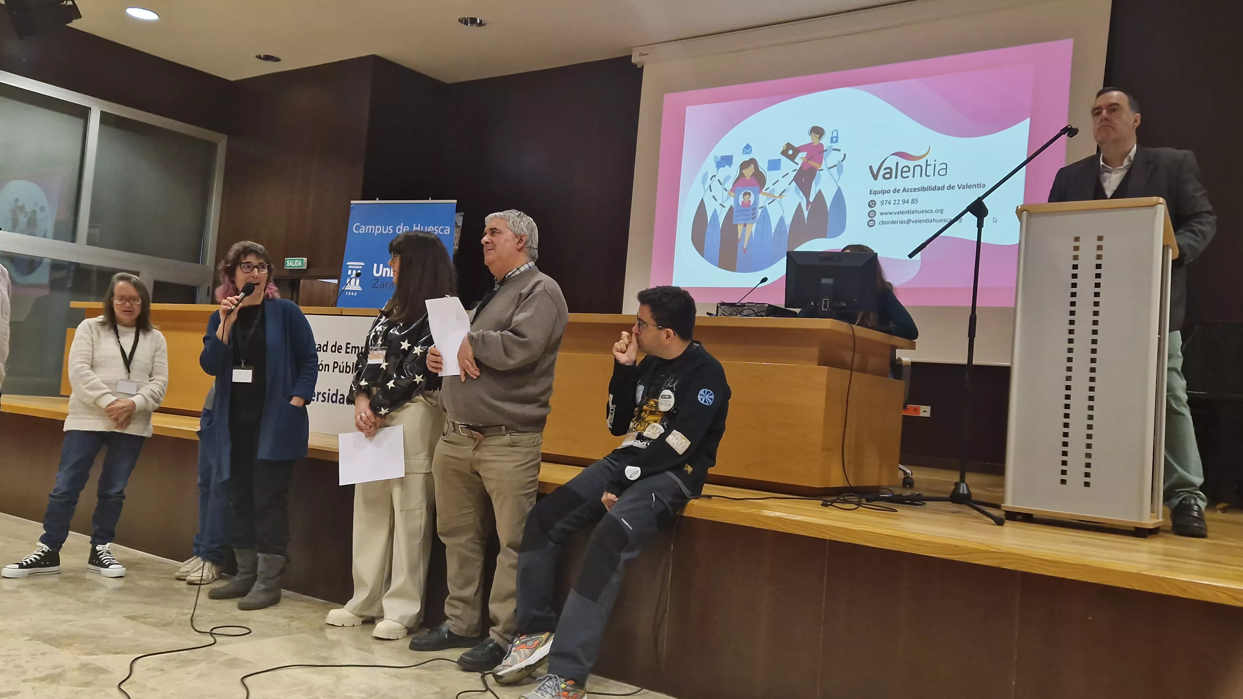 Equipo de accesibilidad cognitiva de Valentia. Foto Myriam Martínez