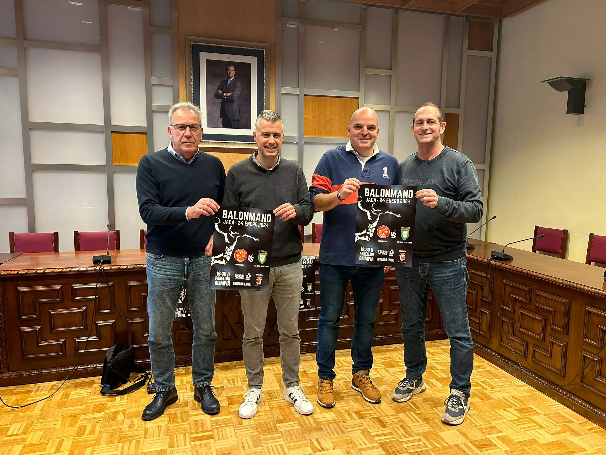 Bada Huesca hace provincia llevando "balonmano de máximo nivel" a Jaca