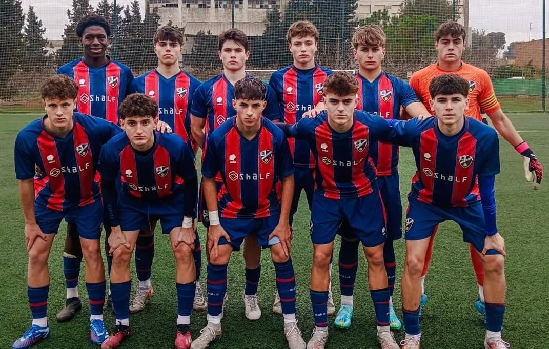 Once del Huesca LNJ en su triunfo contra Casablanca.