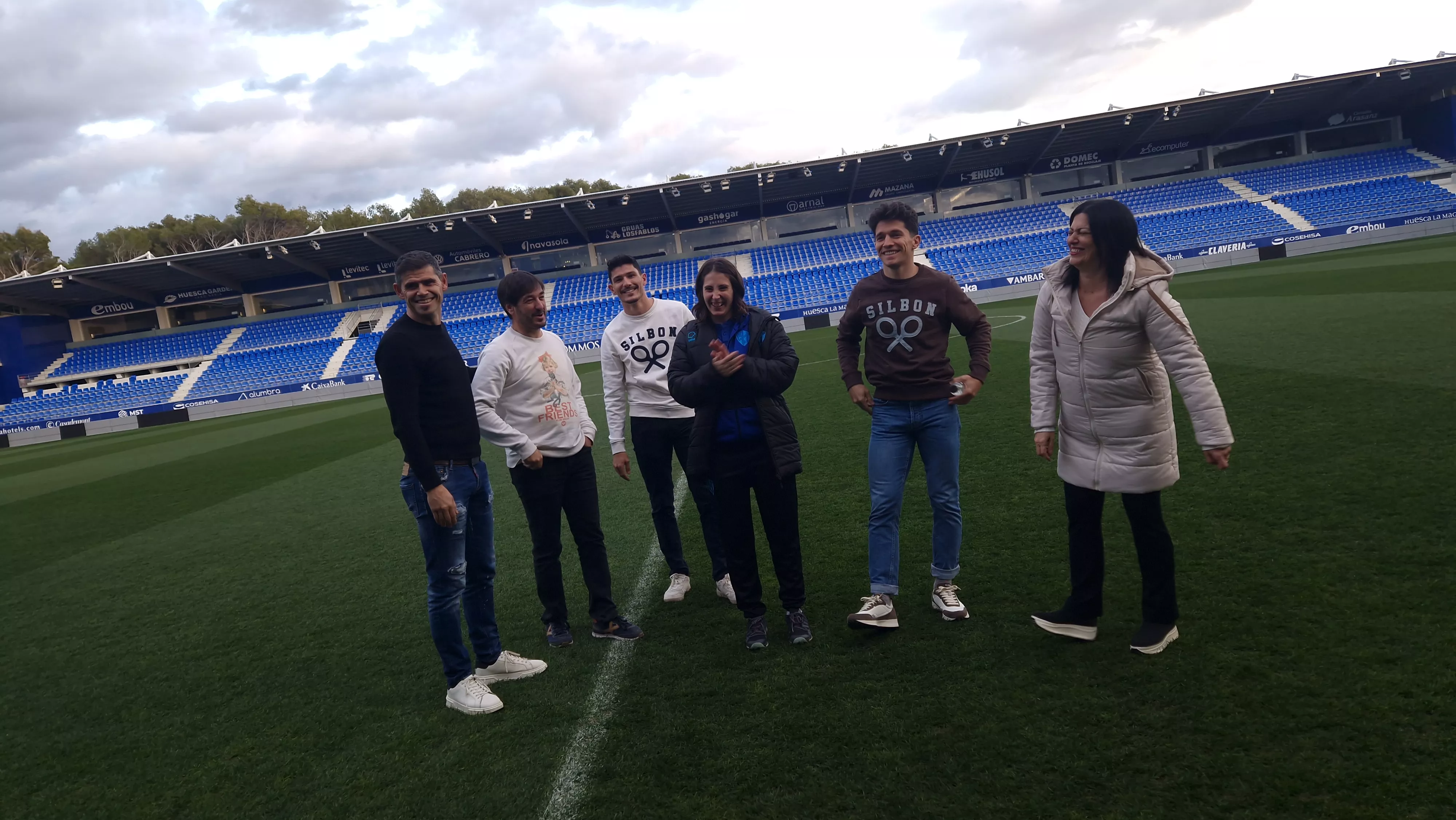 Inicio de la campaña "¡Huesca: sí se puede!". Foto Myriam Martínez