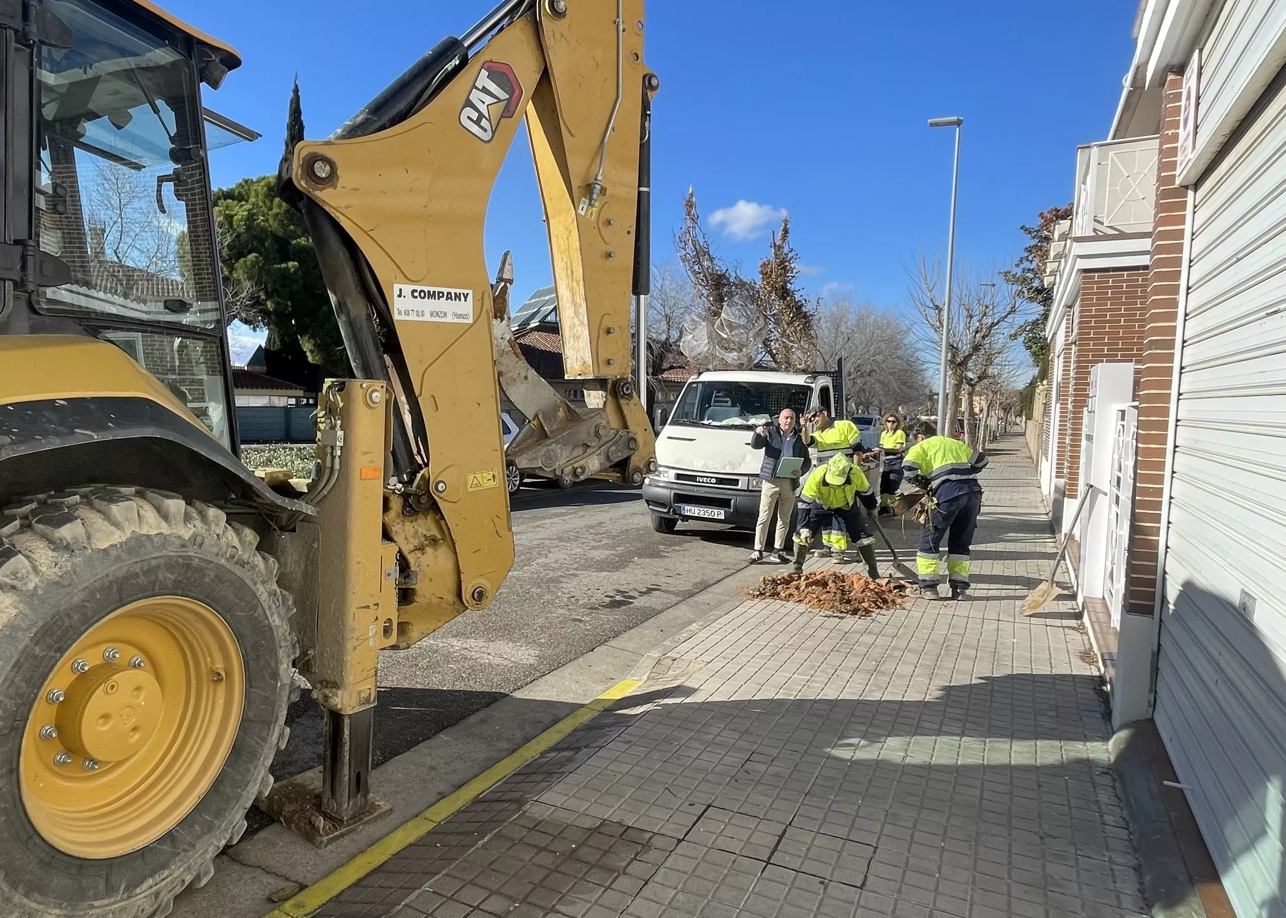 Plantación de árboles en Monzón