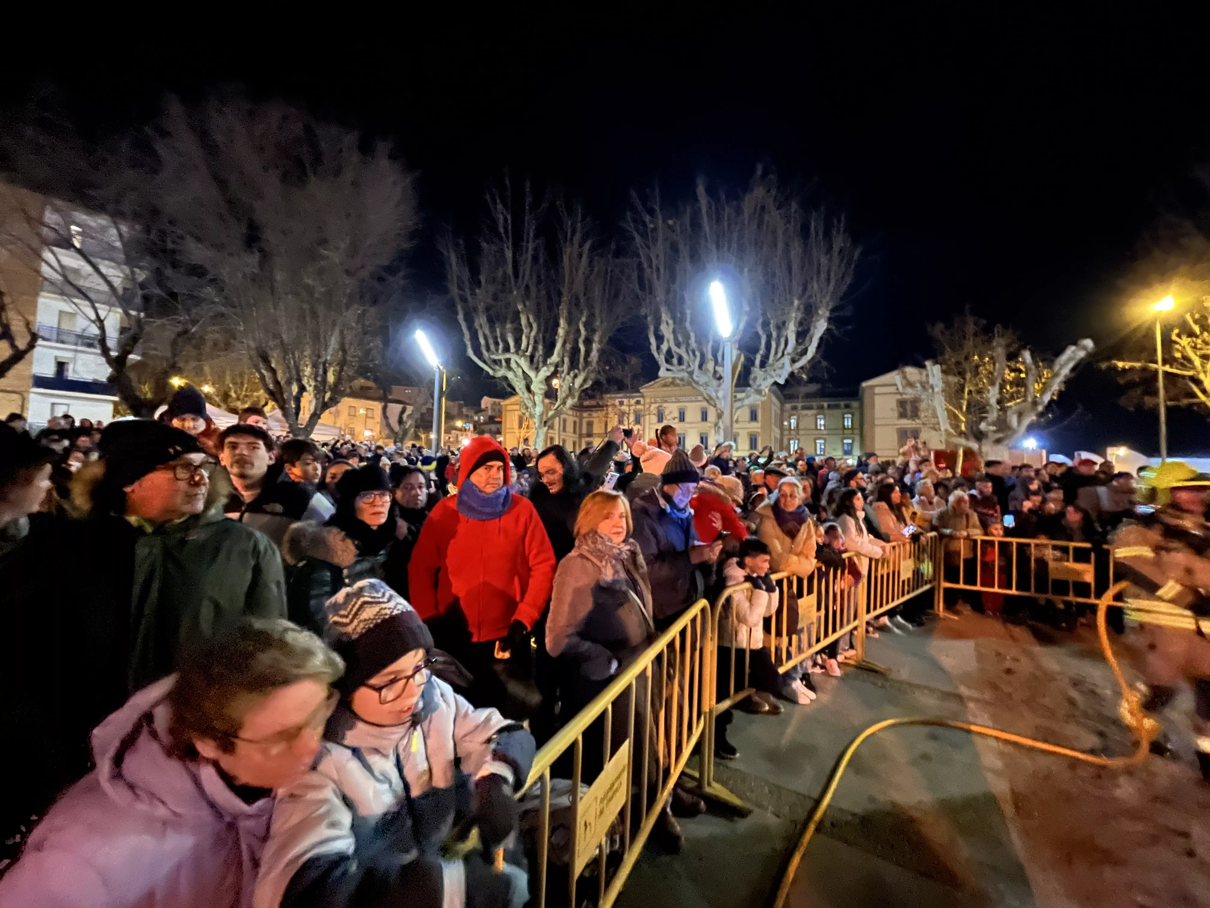 Hoguera de San Vicente en Huesca. Foto Mercedes Manterola
