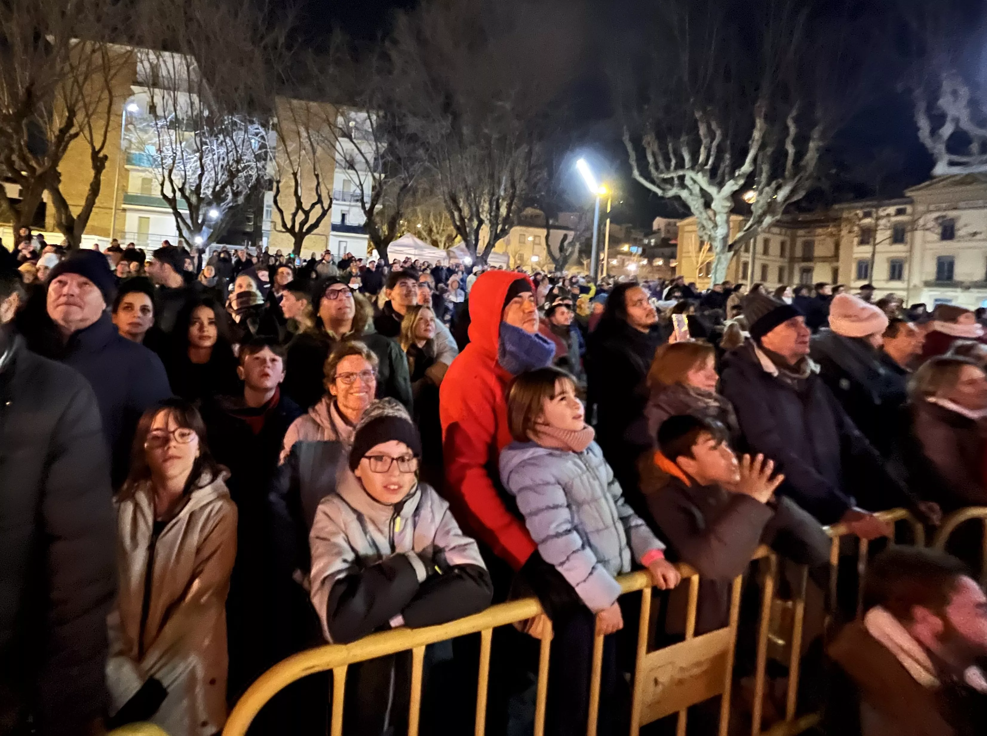 Hoguera de San Vicente en Huesca. Foto Mercedes Manterola