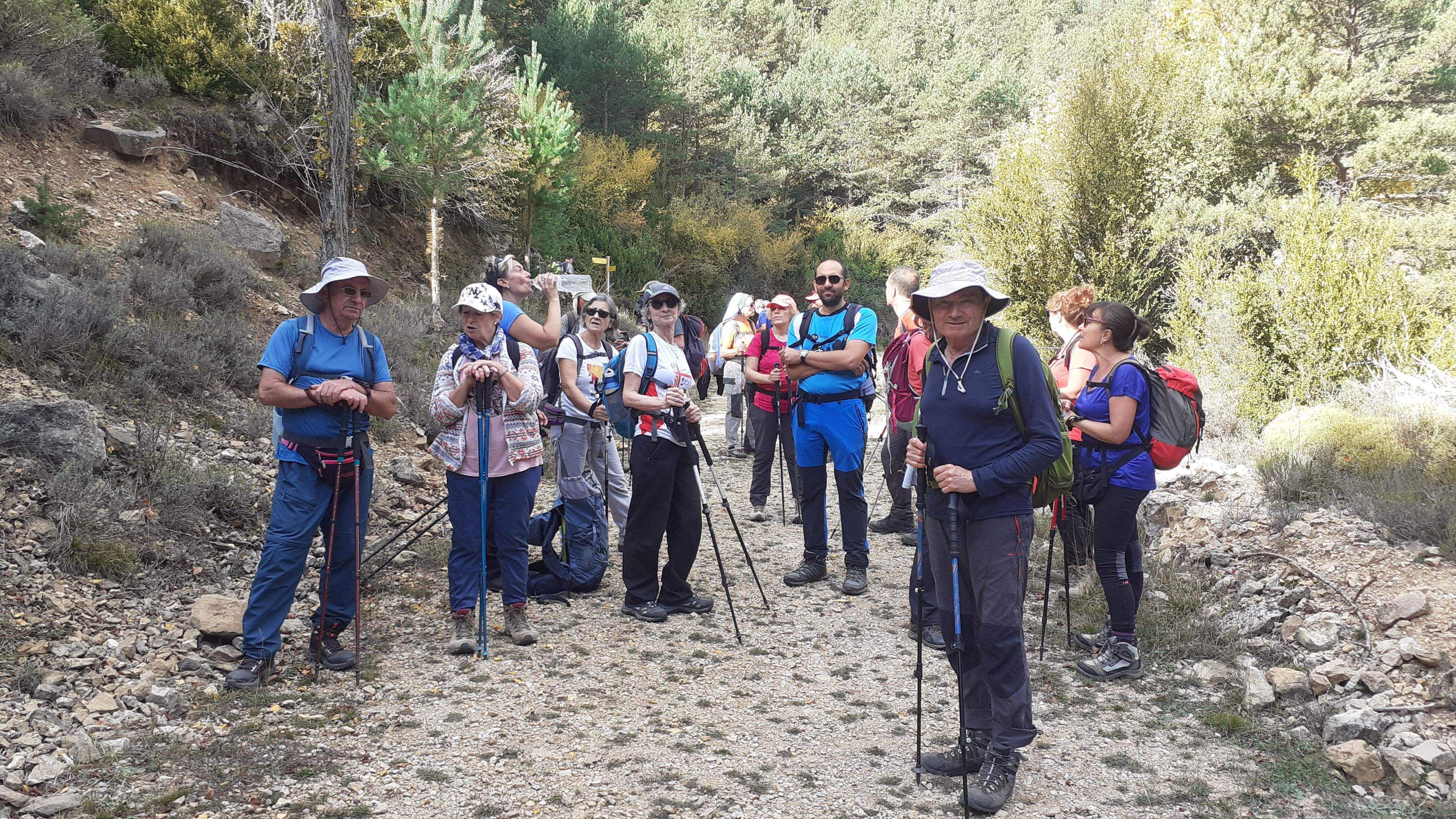 La excursión empezó en Santa Eulalia la Mayor.