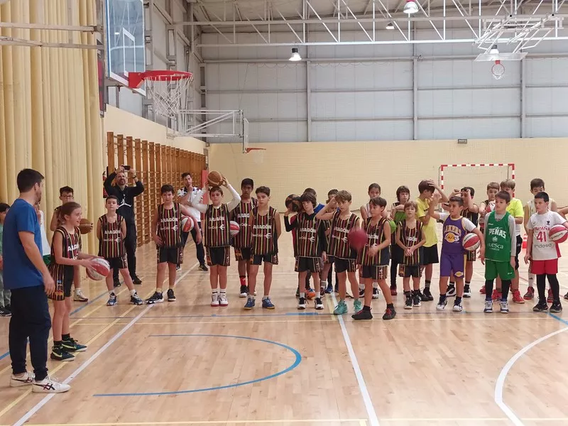 Imágenes de la jornada de tecnificación de baloncesto