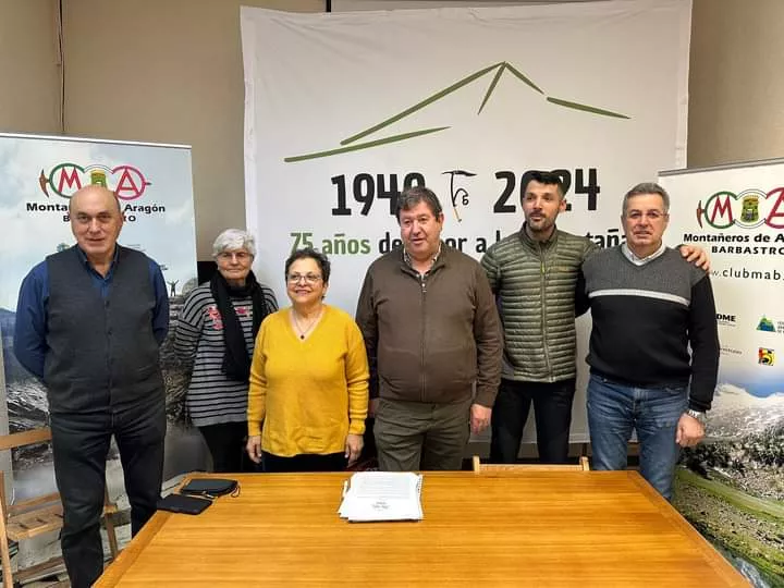 Presentación del 75 aniversario de Montañeros de Aragón Barbastro.