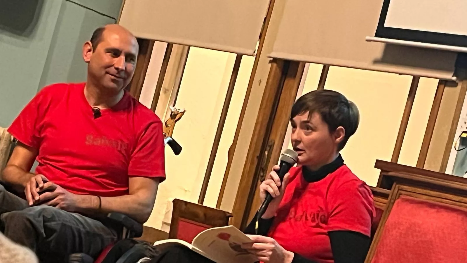 Jasón Zamora y Sandrá Araguás. Foto Mercedes Manterola