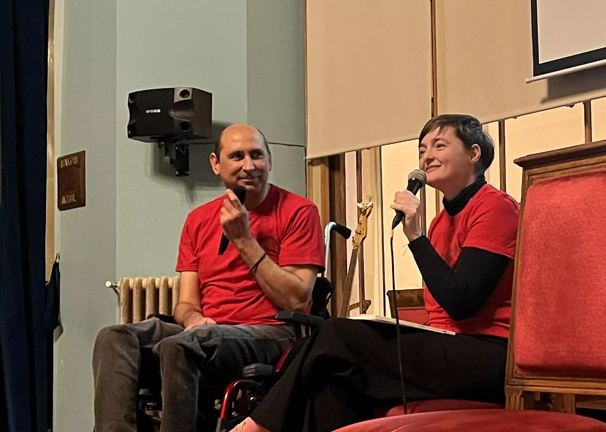 Jasón Zamora y Sandrá Araguás. Foto Mercedes Manterola