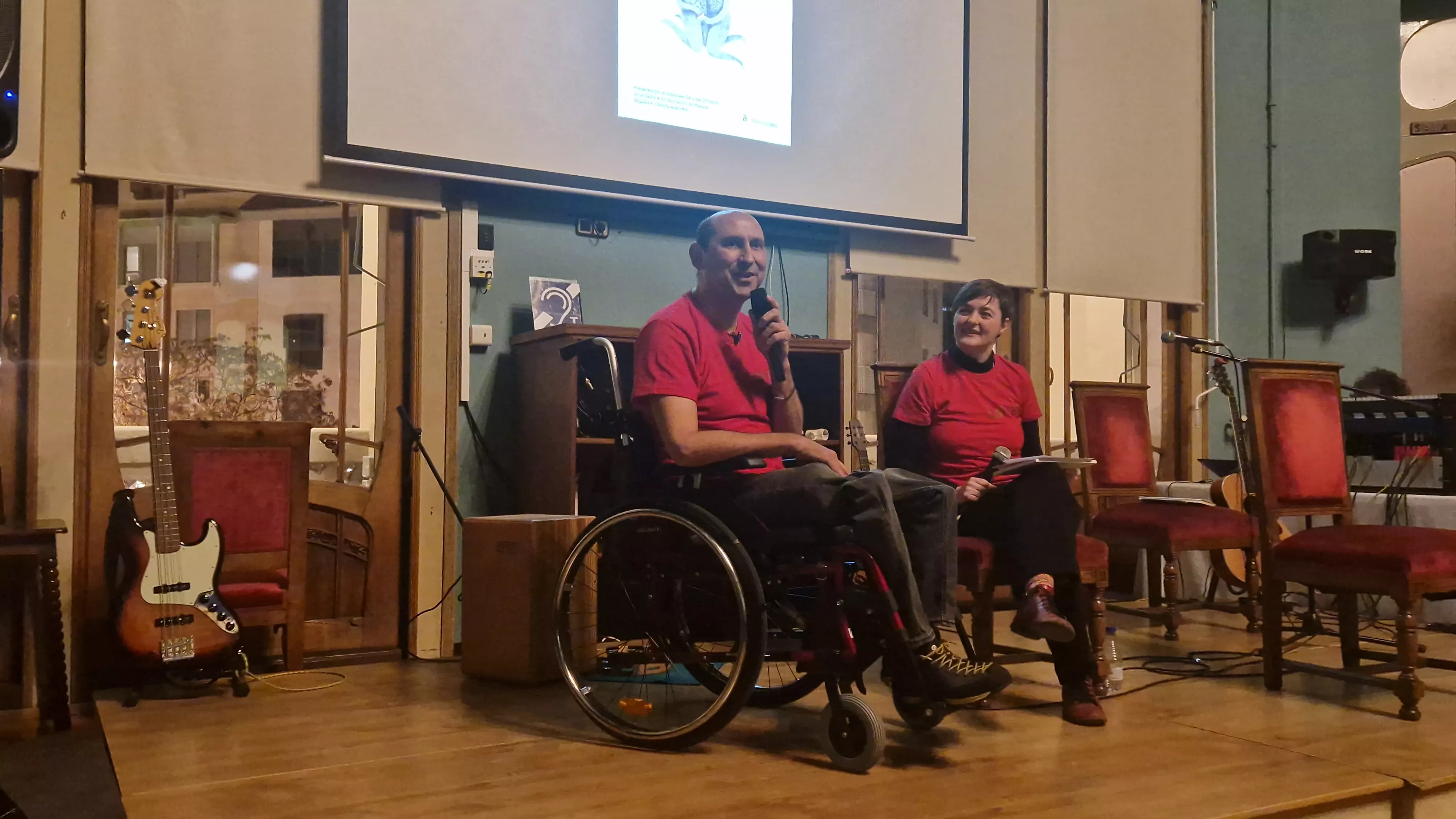 Jasón Rodríguez y Sandra Araguás. Foto Myriam Martínez