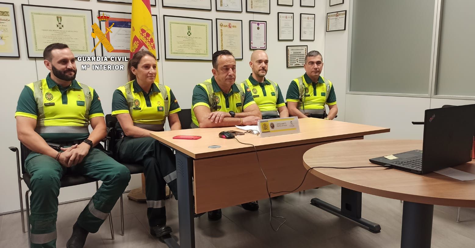 El Destacamento de Tráfico de la Guardia Civil de Jaca ha sido felicitado