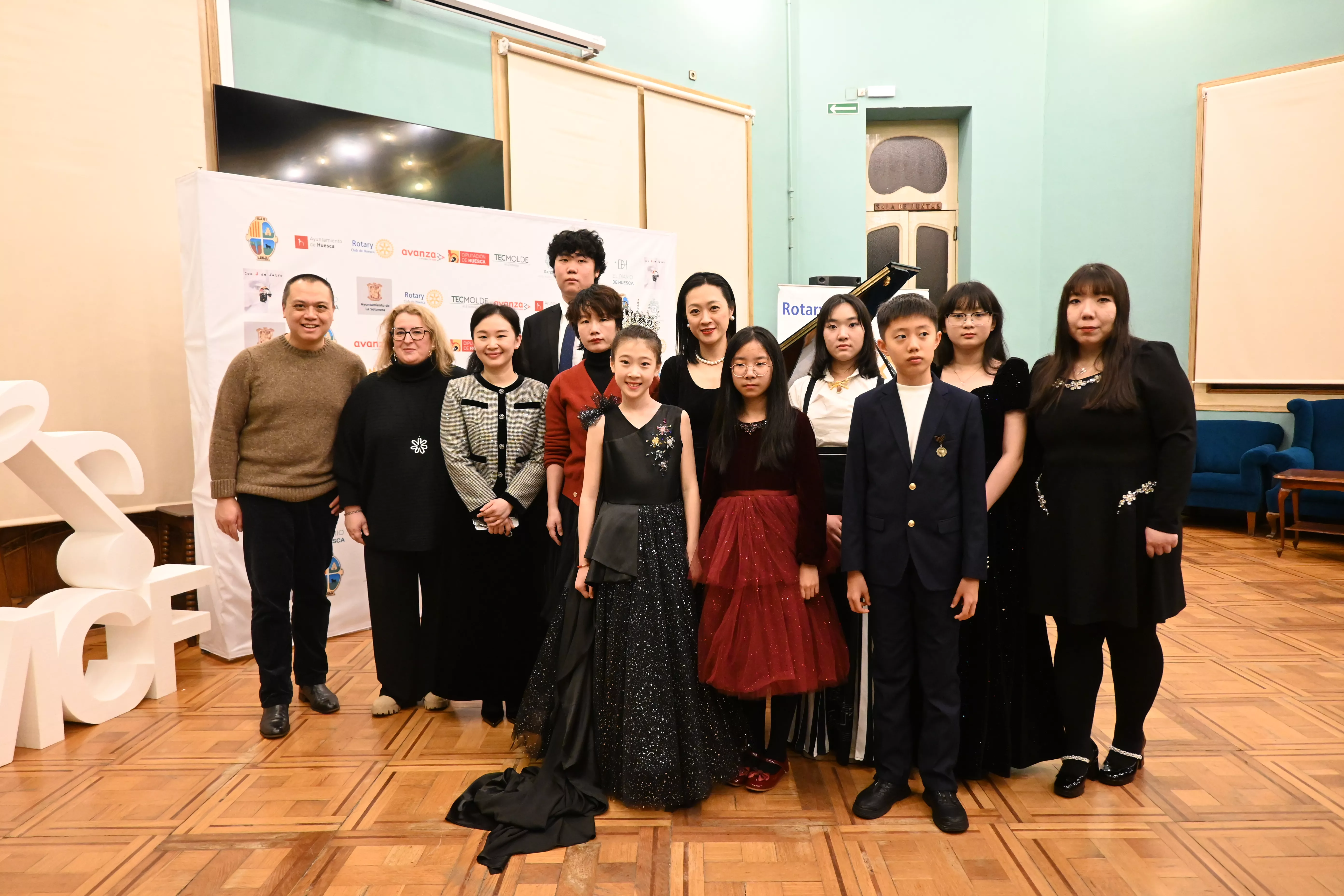 Concierto en el Casino Oscense para el Rotary Club. Foto Carlos Jalle