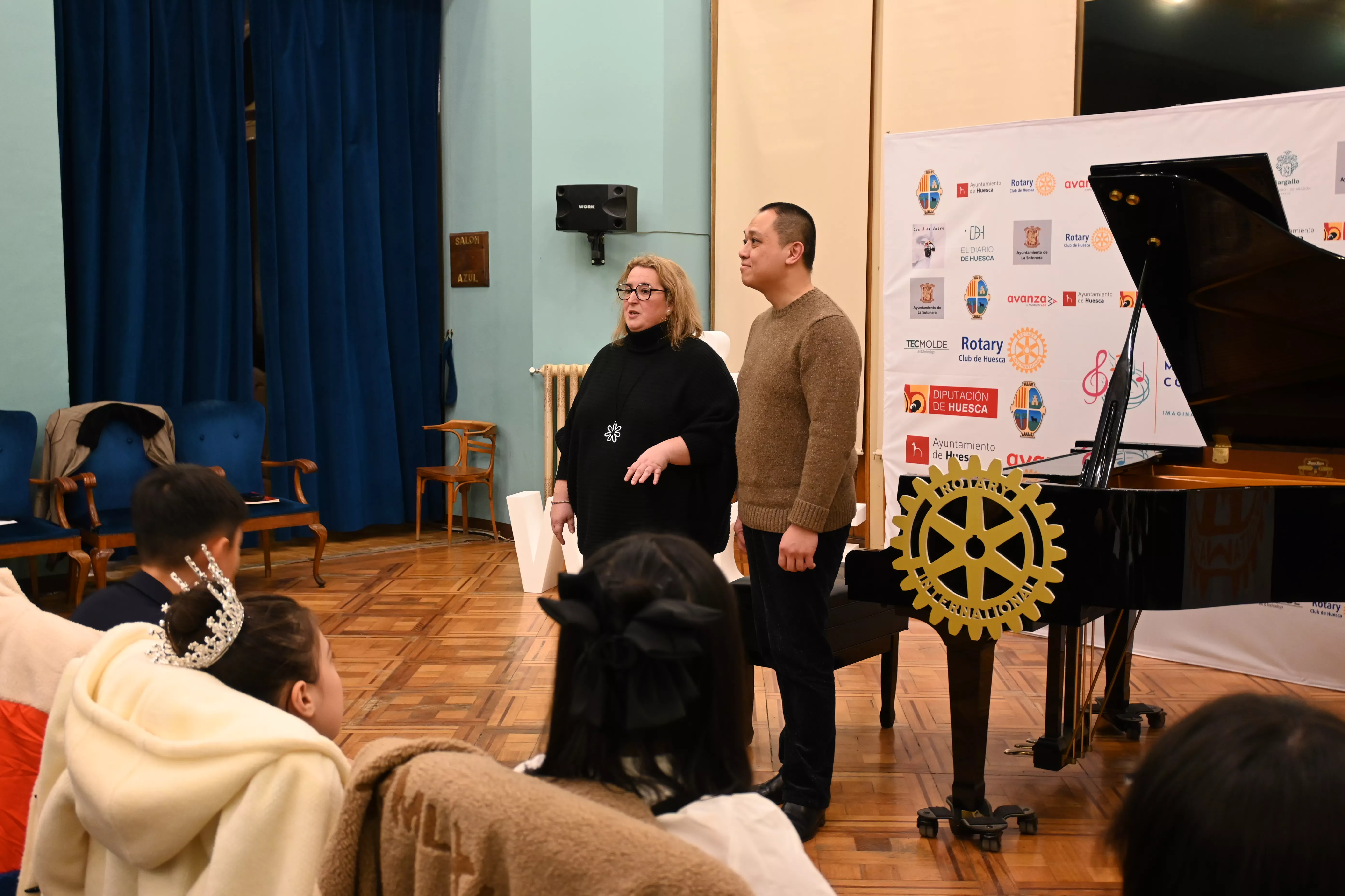 Concierto en el Casino Oscense para el Rotary Club. Foto Carlos Jalle