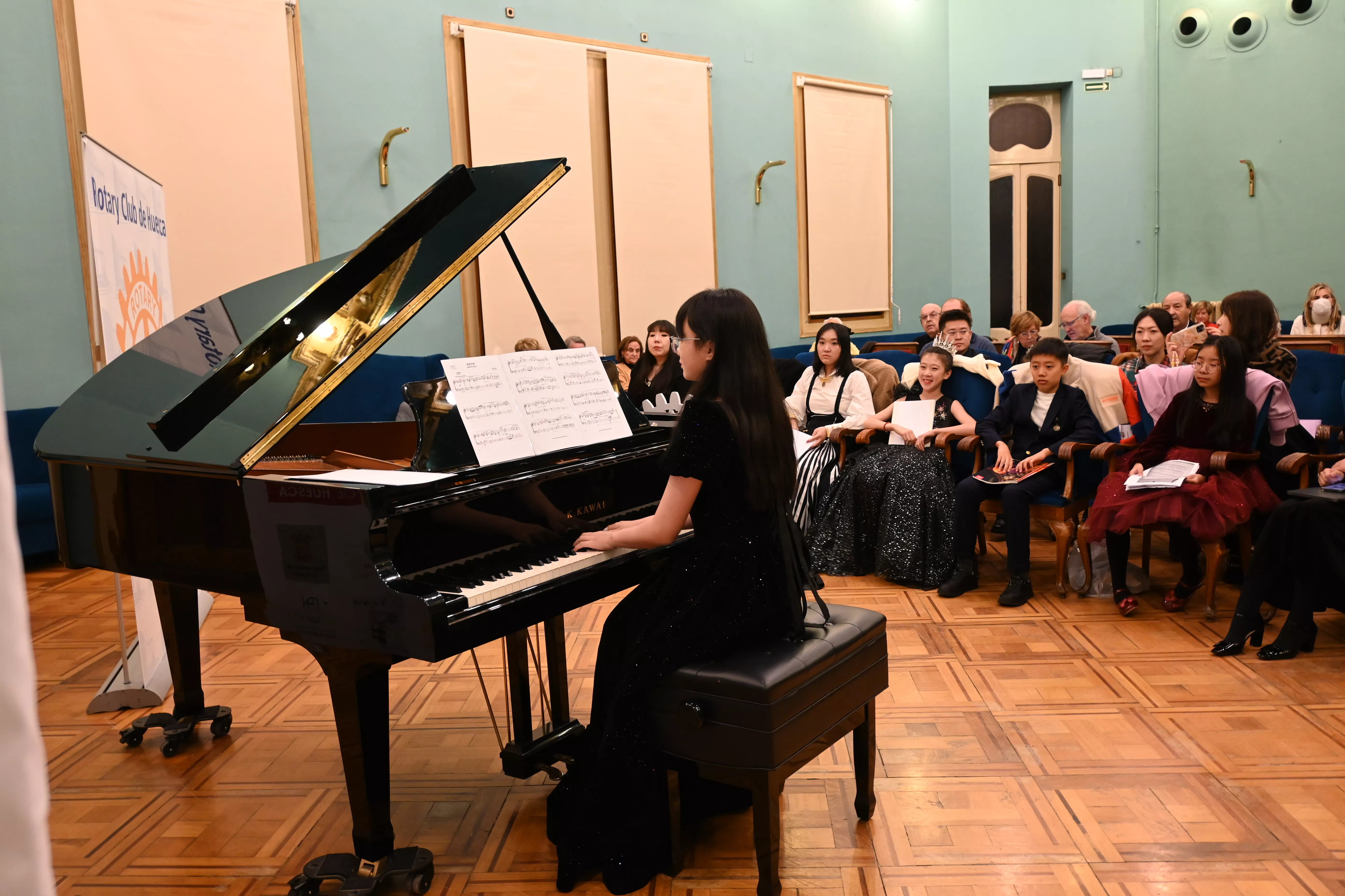 Concierto en el Casino Oscense para el Rotary Club. Foto Carlos Jalle