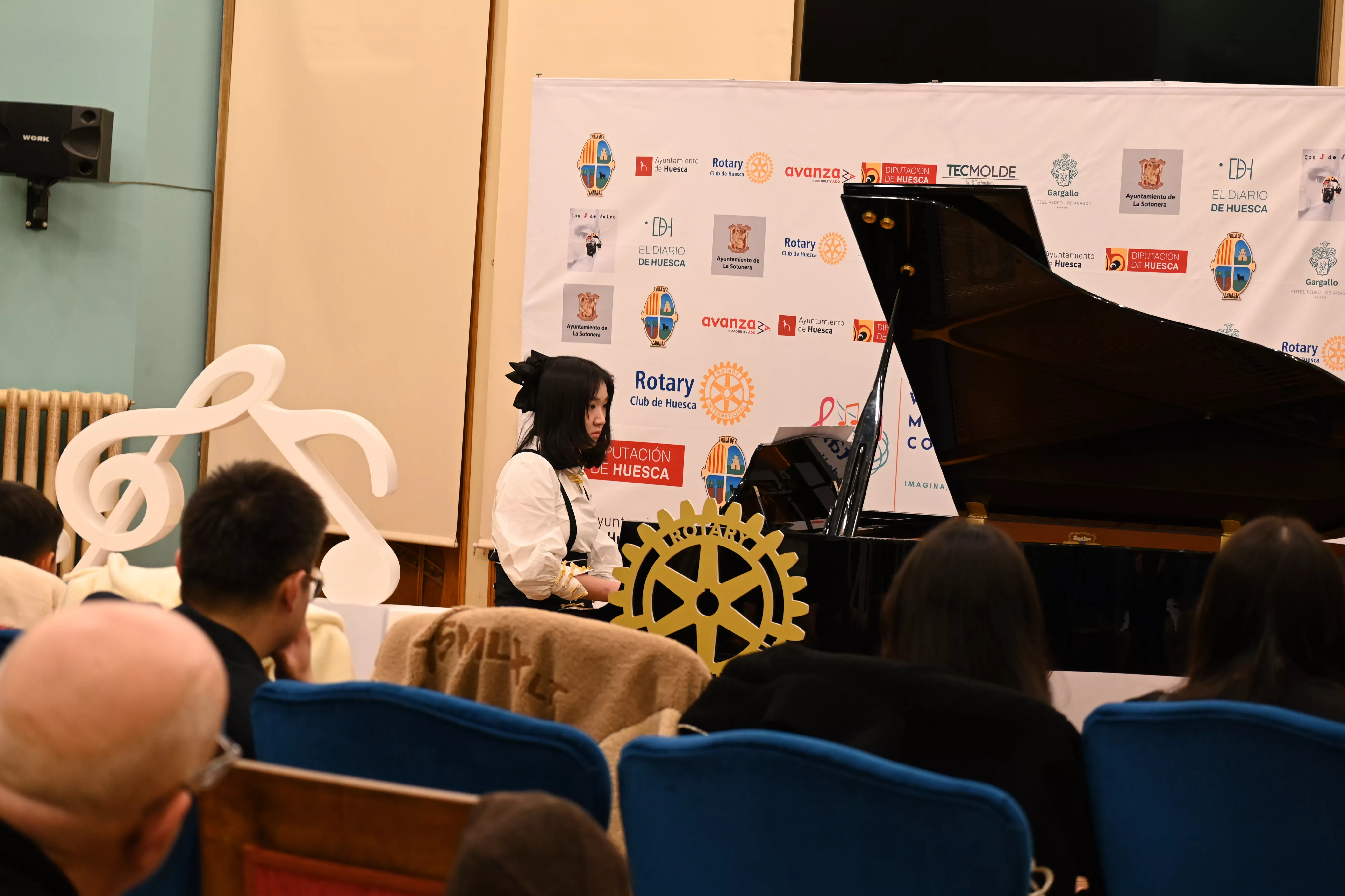 Concierto en el Casino Oscense para el Rotary Club. Foto Carlos Jalle