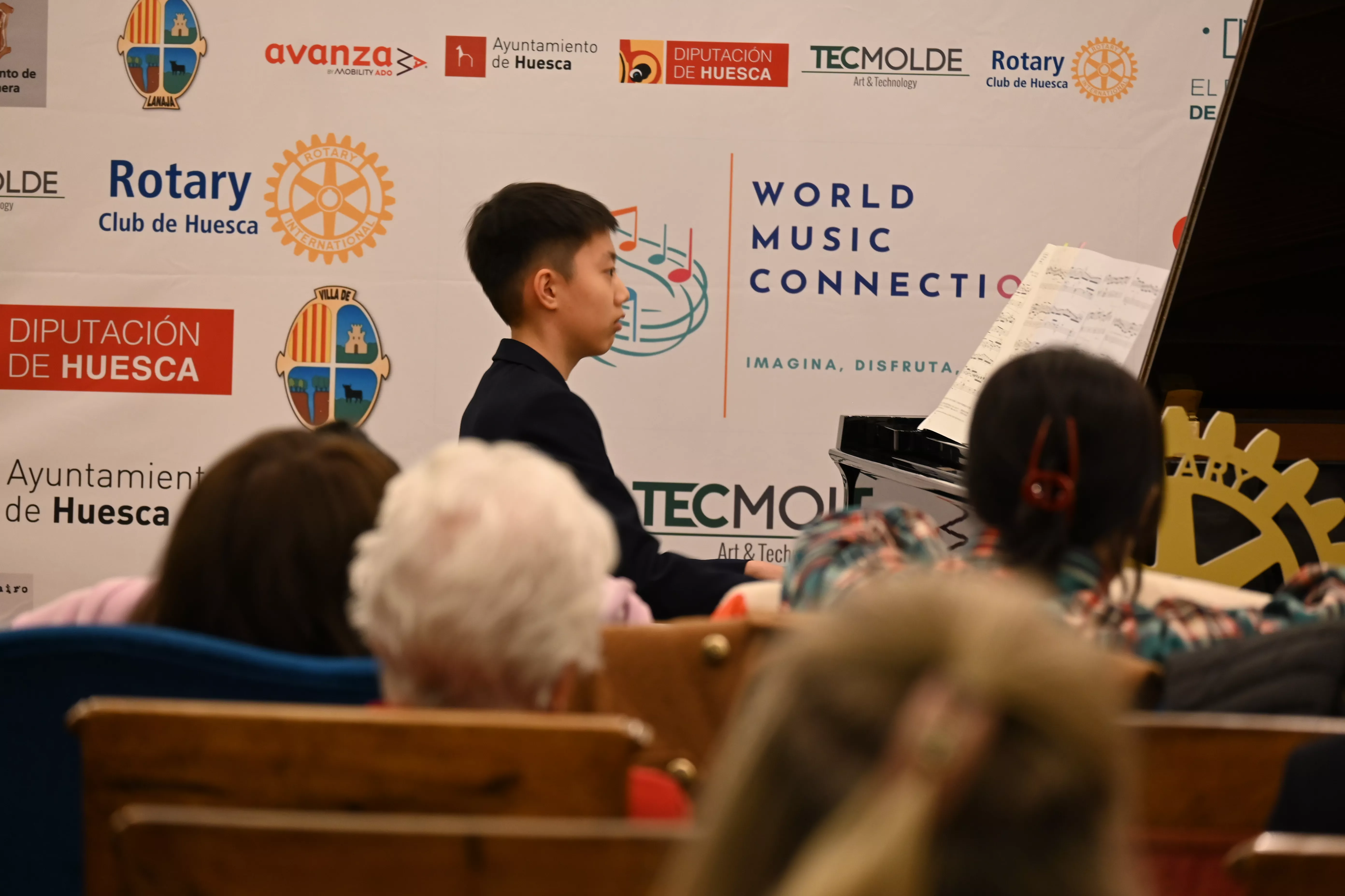 Concierto en el Casino Oscense para el Rotary Club. Foto Carlos Jalle