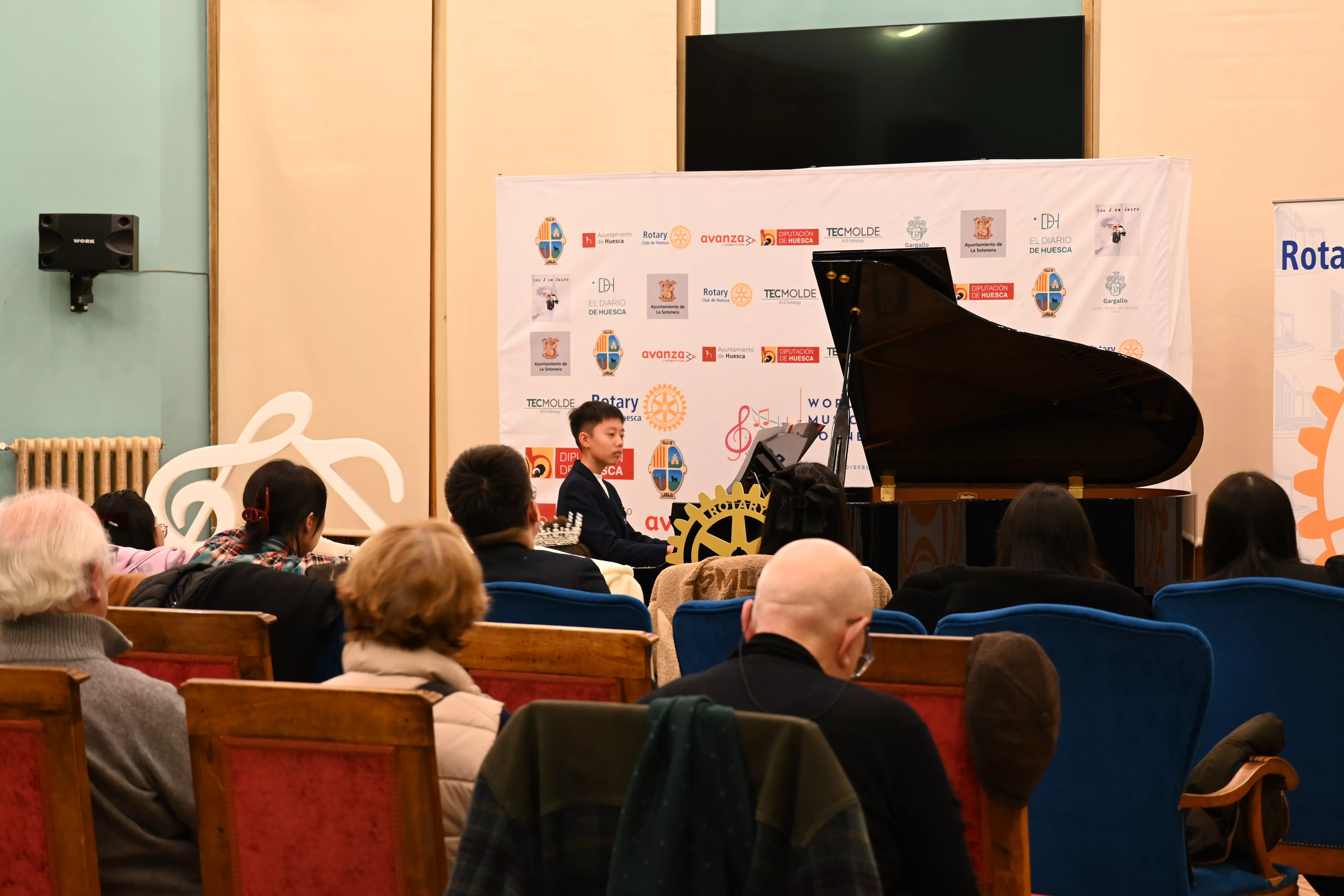 Concierto en el Casino Oscense para el Rotary Club. Foto Carlos Jalle