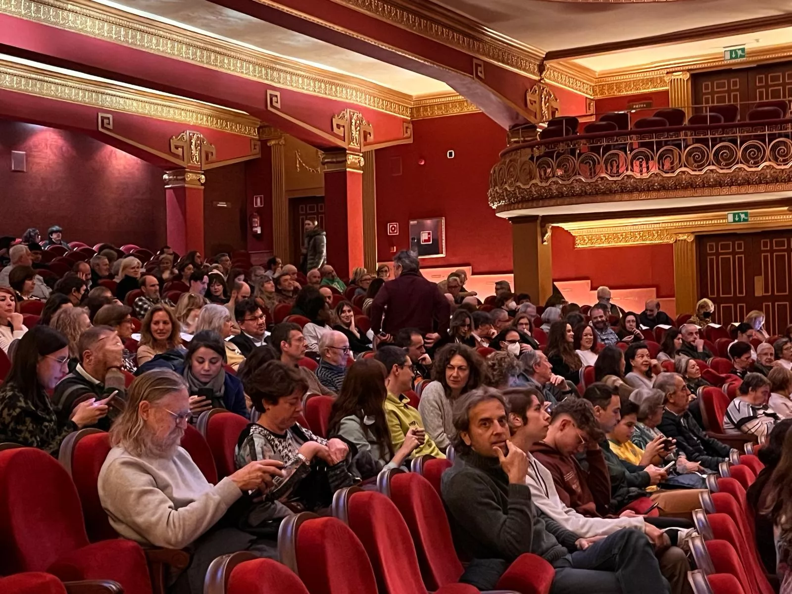 Estreno en el Teatro Olimpia del documental "Cazando lo invisible". Foto Mercedes Manterola