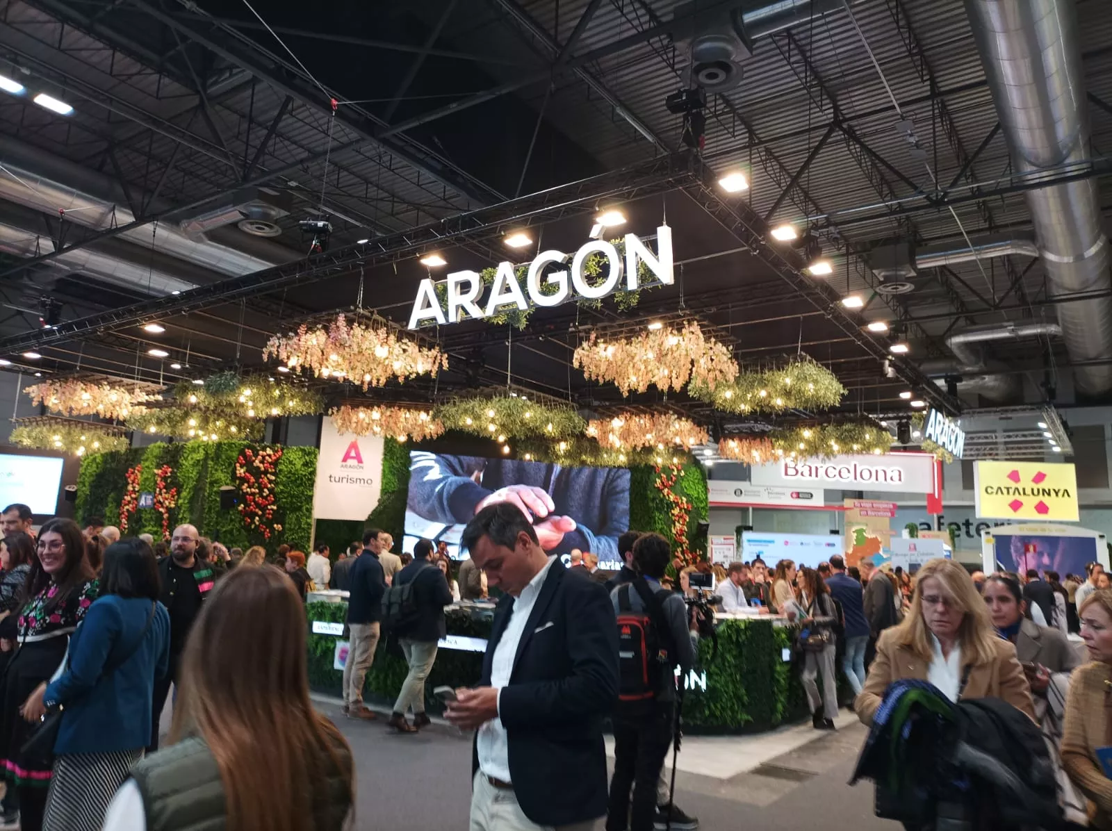 Estand de Aragón en Fitur