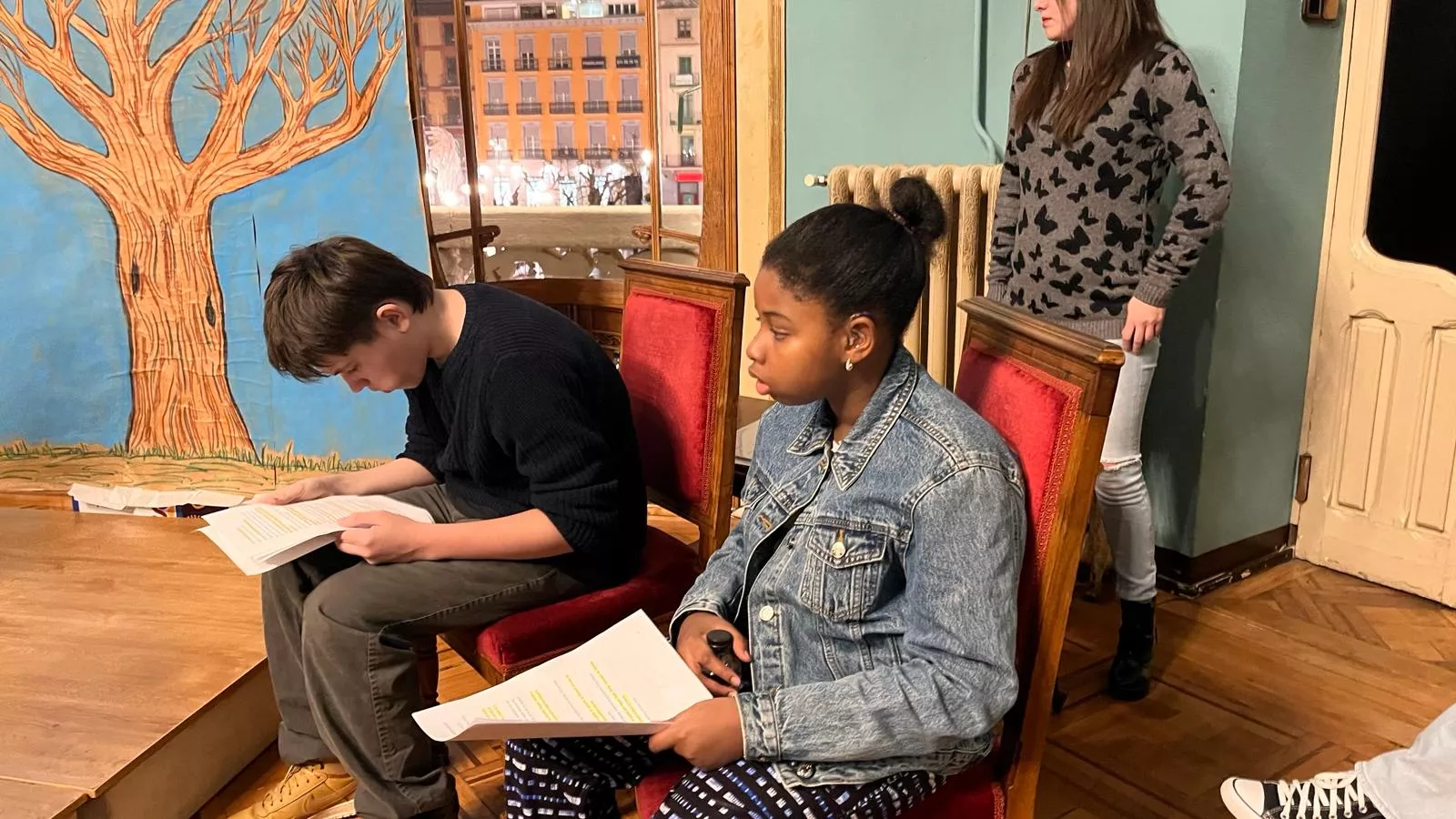 Rouguiatou Diallo y Benjamín Morales. Foto Mercedes Manterola