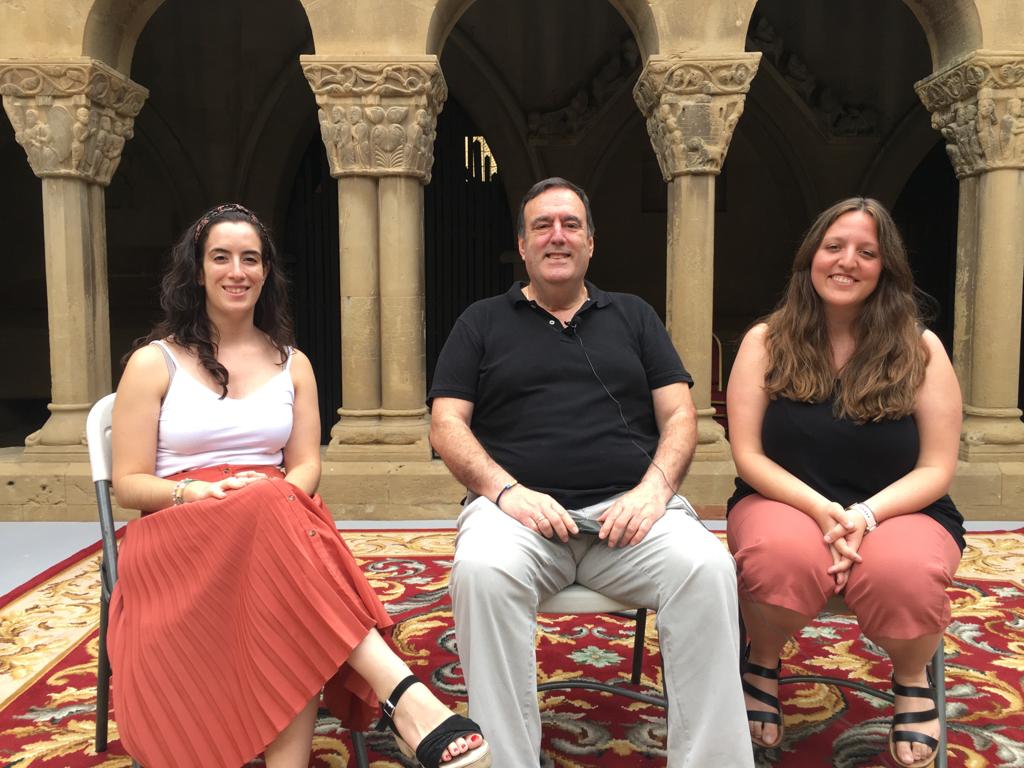 Ana María García Salvatierra, Javier García Antón y Esther Barba. Las responsables de JOC España y JOC Aragón afirman que los jóvenes tienen mucho que decir dentro y fuera de la Iglesia.