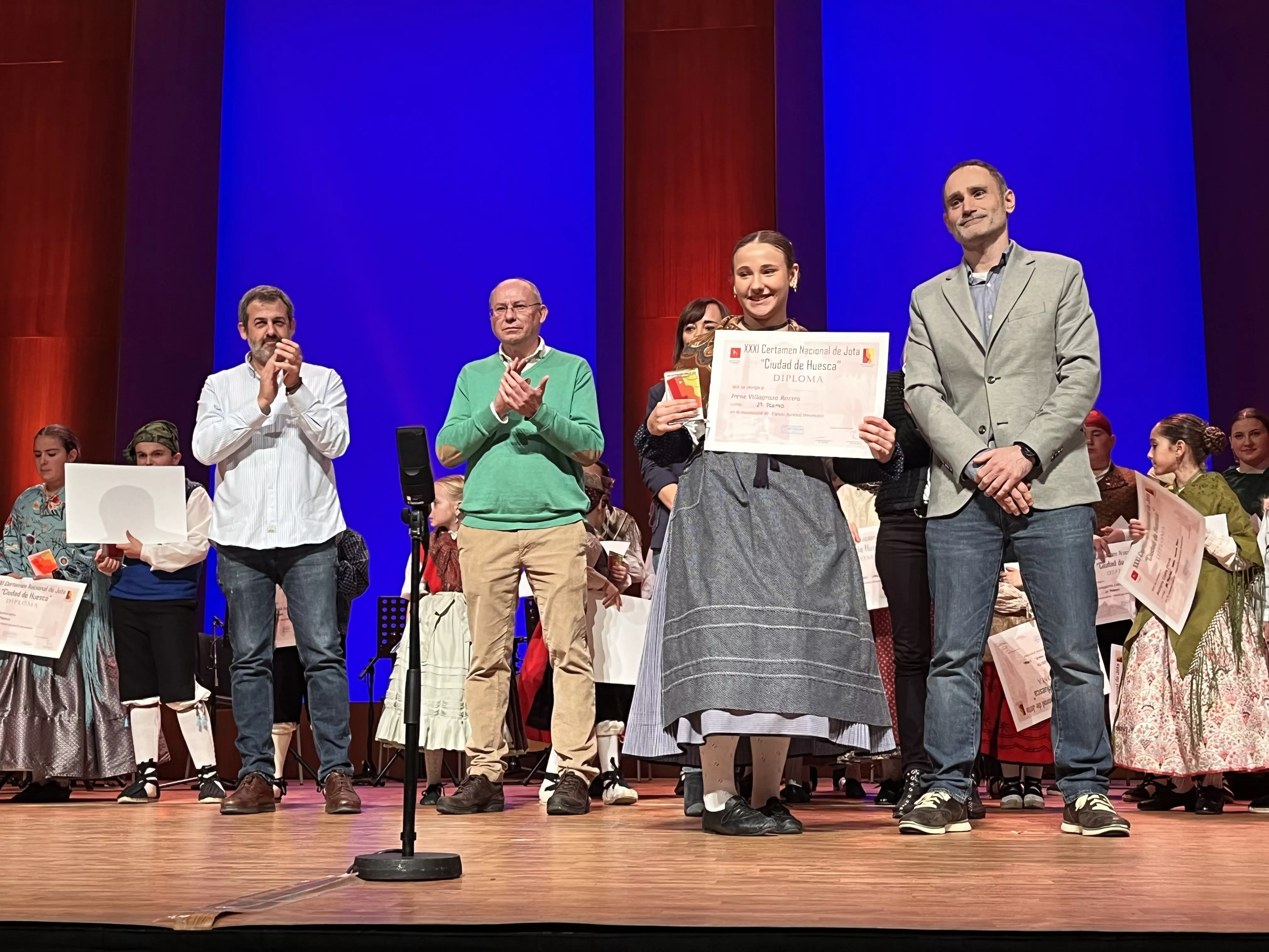 XXXI Certamen Nacional de Jota 'Ciudad de Huesca'. Foto Mercedes Manterola