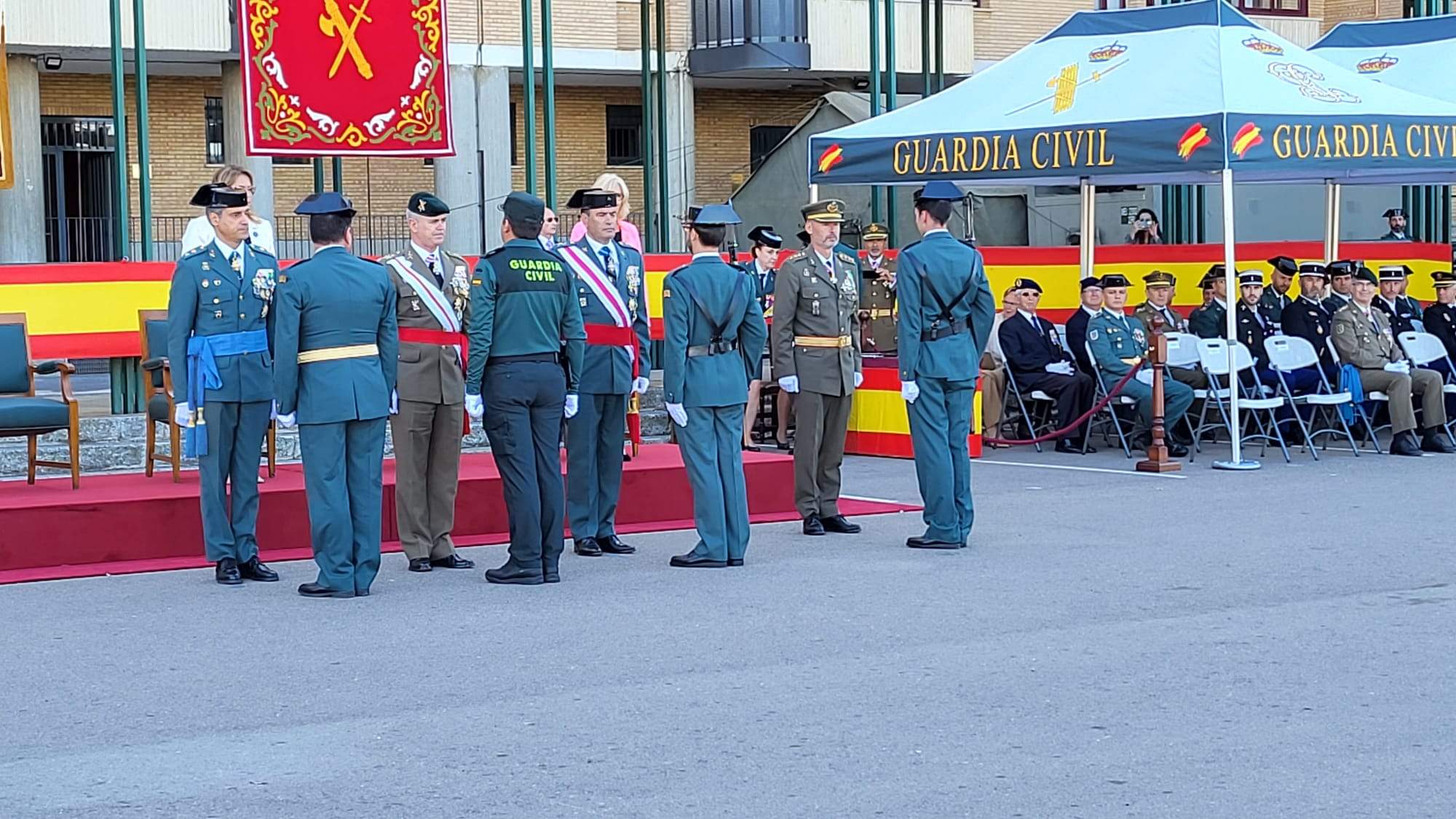 Fiesta de la Guardia Civil en el Acuartelamiento Alcoraz. Foto: Javier García Antón