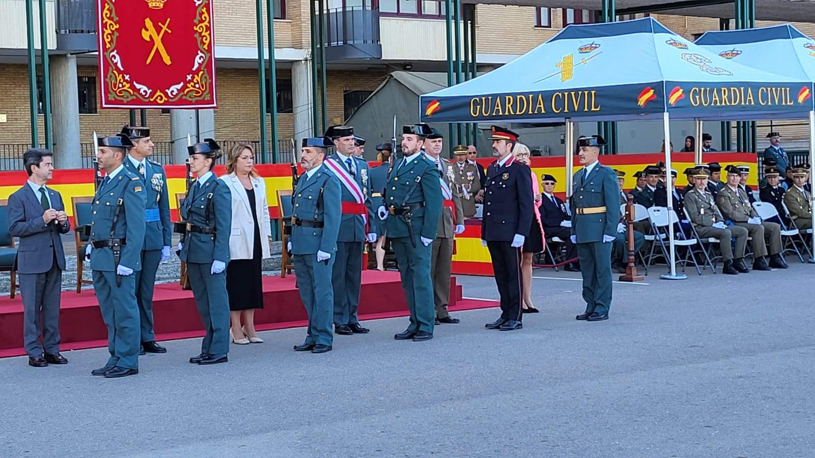 Fiesta de la Guardia Civil en el Acuartelamiento Alcoraz. Foto: Javier García Antón