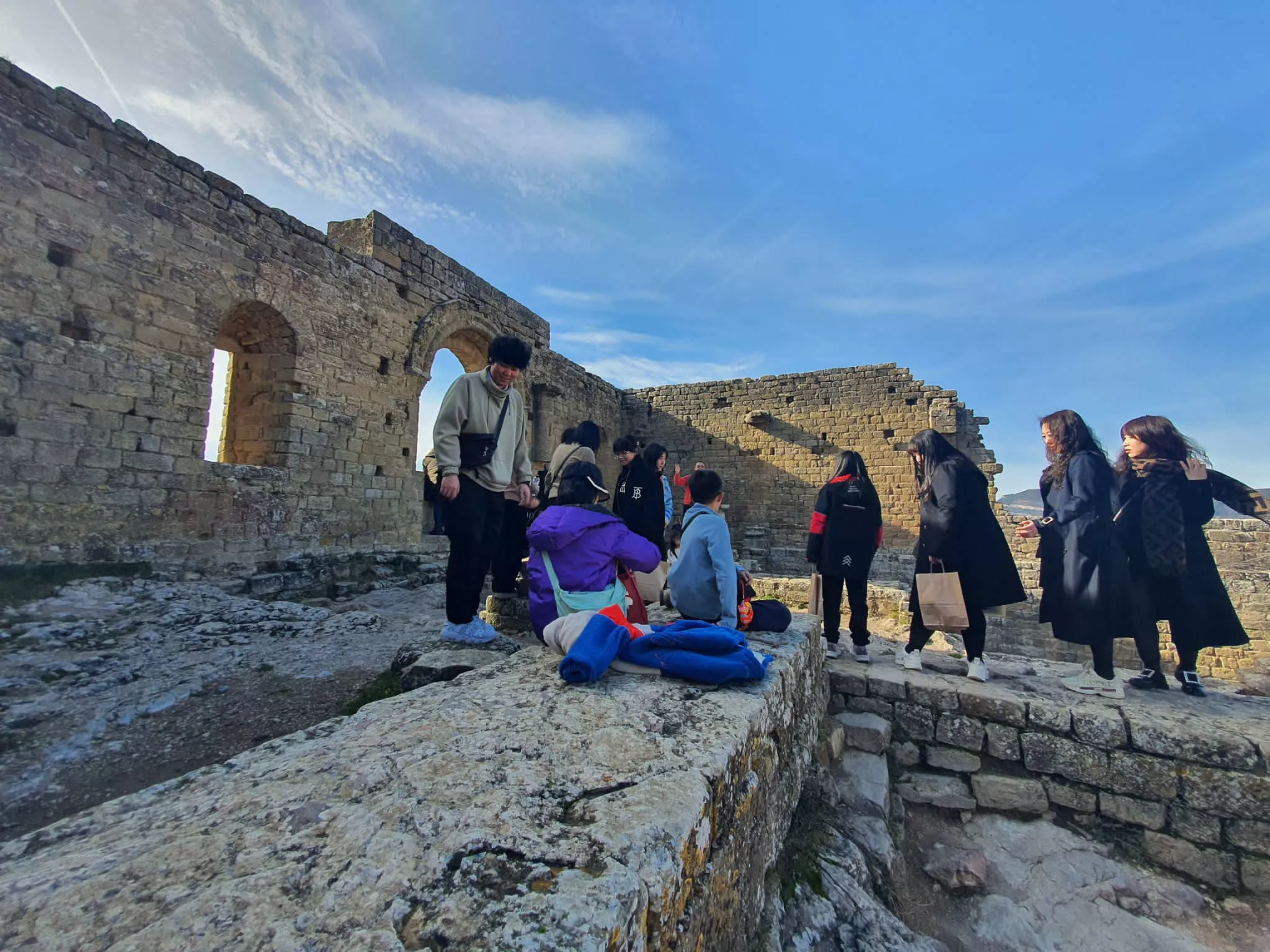 Concierto de los estudiantes chinos en la Colegiata de Bolea