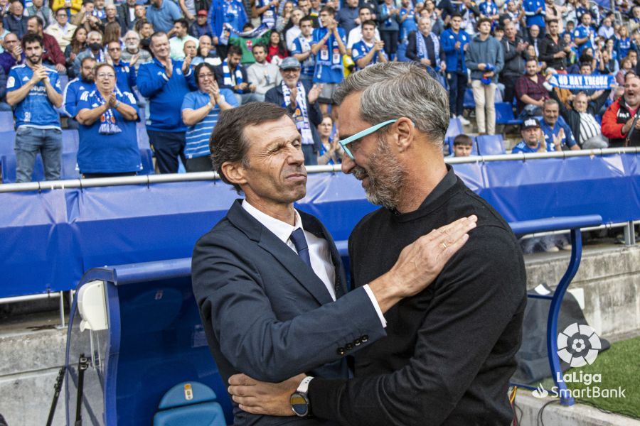 Imágenes del partido Oviedo Huesca. Foto La Liga 