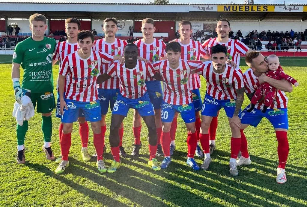 Once del Barbastro ante el Athletic Club B.