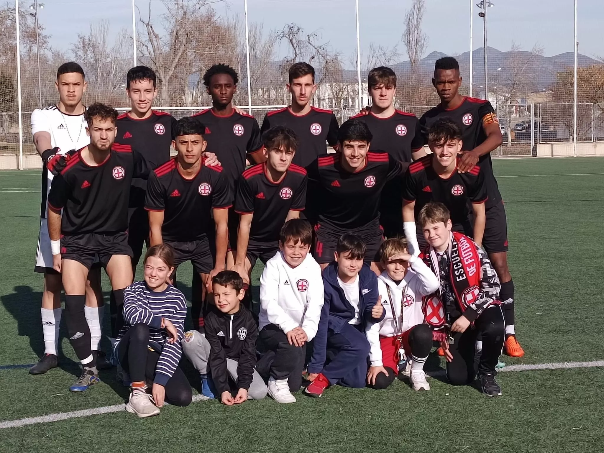 Once del Internacional de Huesca ante Santa Anastasia.