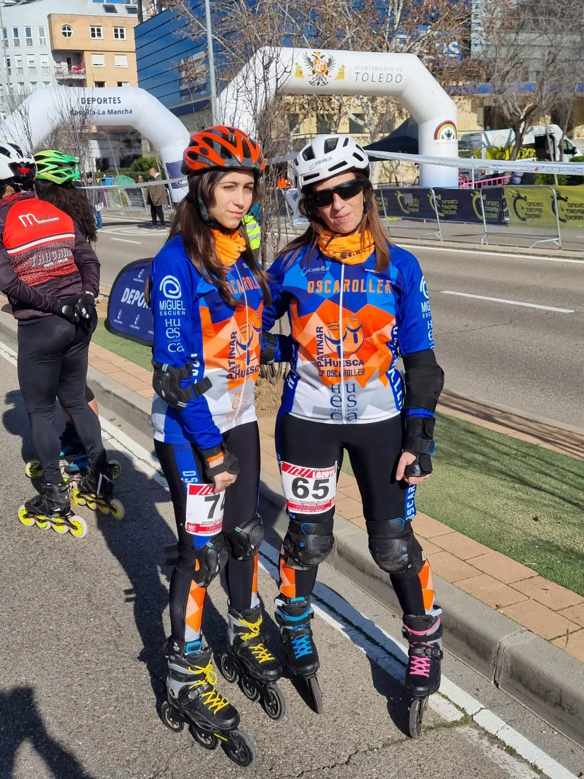 Adriana Gracia y Elena Hernández en Toledo.