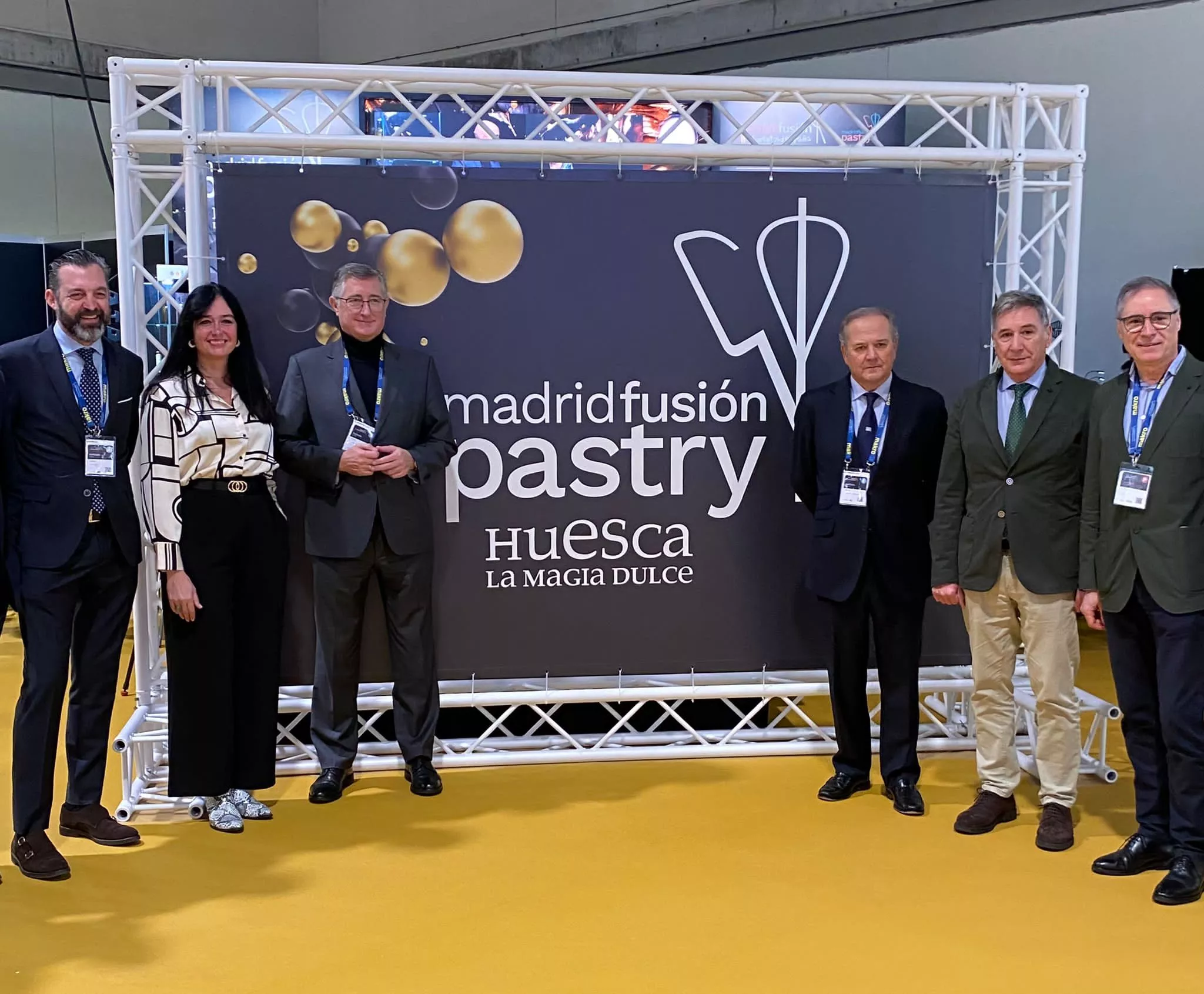 Representación institucional y de la Asociación de Hostelería en Madrid Pastry.