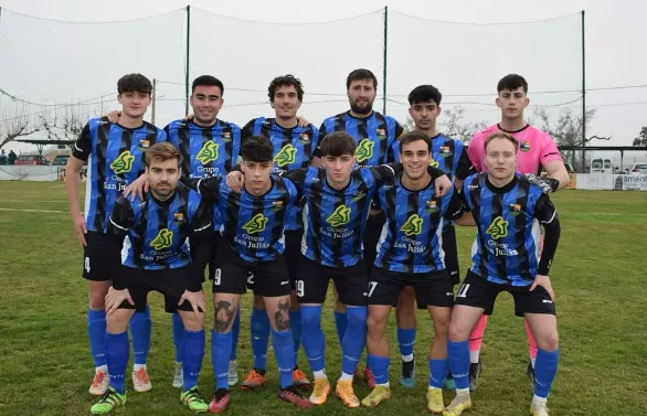 Once del Valfonda en un partido de esta temporada.
