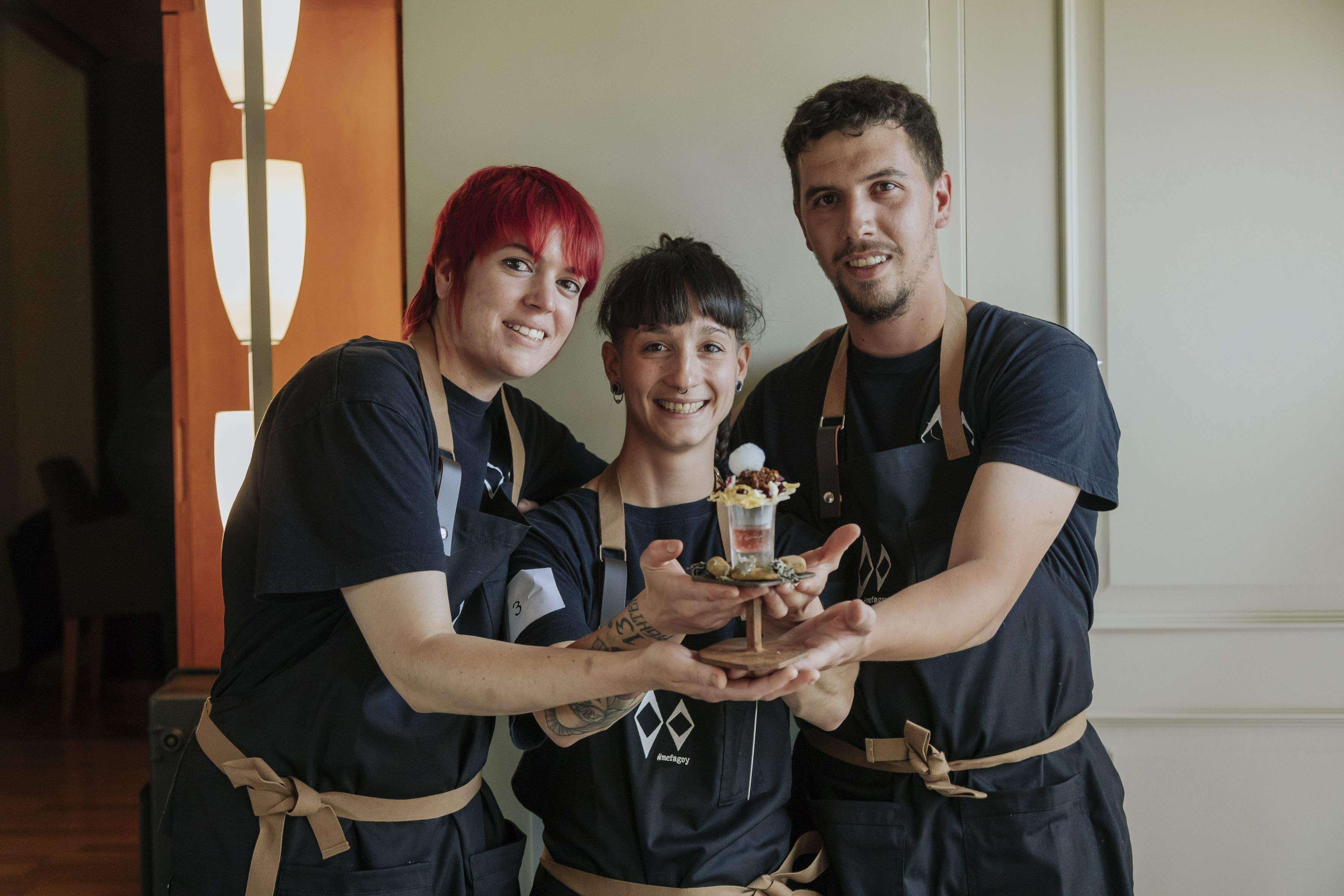 Los autores de la mejor tapa de la provincia de Huesca Los autores de la mejor tapa de la provincia de Huesca