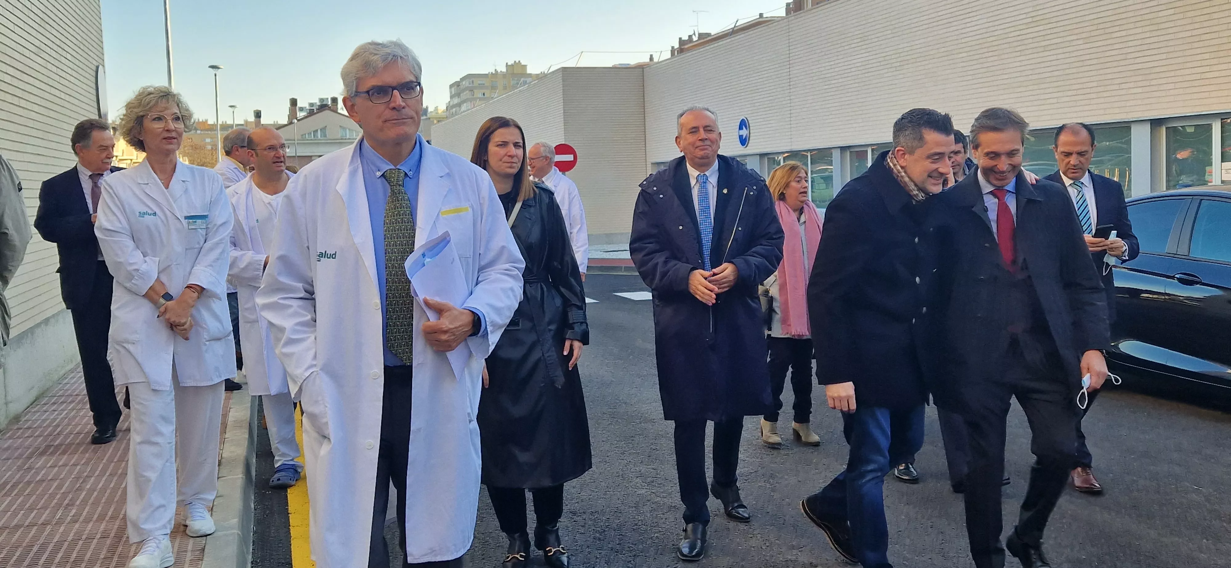 Inauguración del nuevo servicio de radioterapia del Hospital San Jorge de Huesca. Foto Myriam Martínez