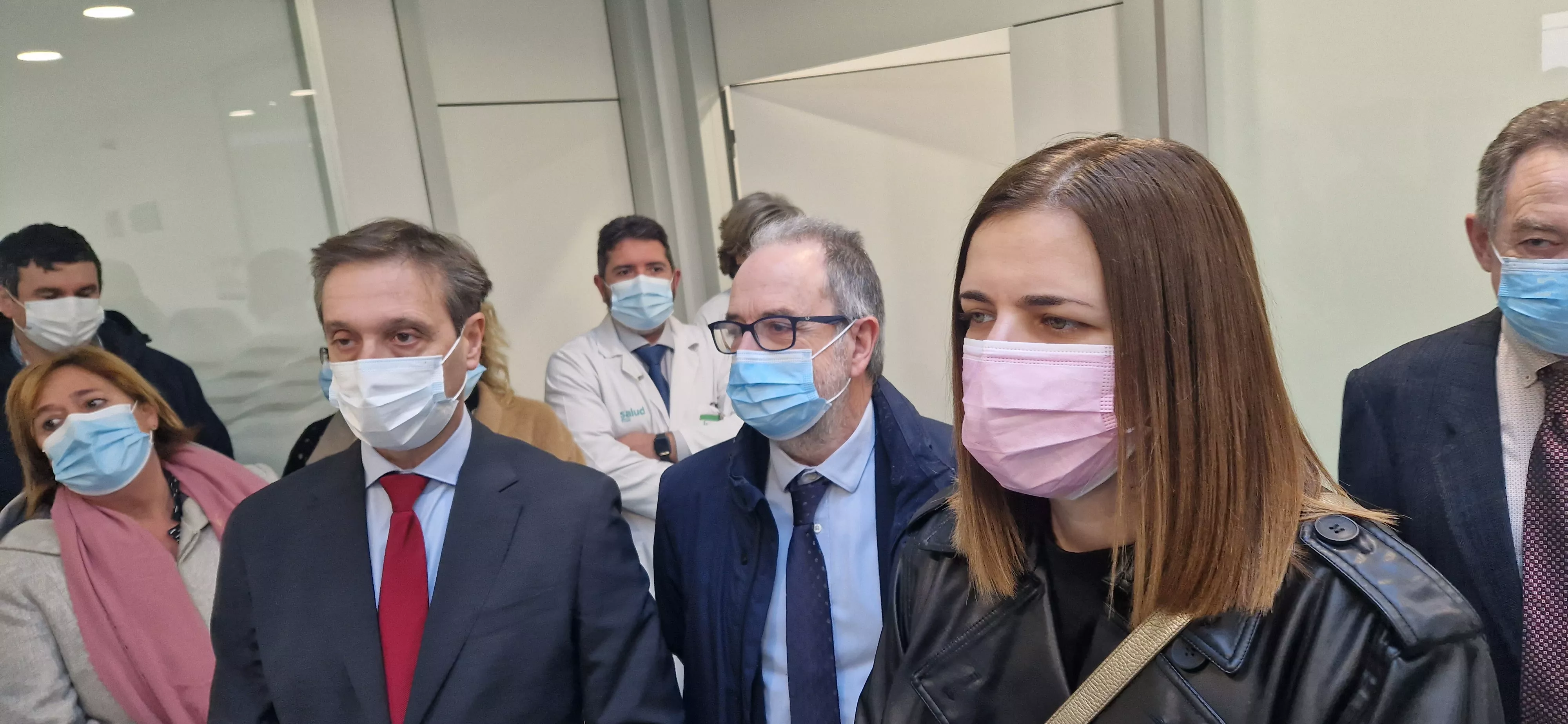 Inauguración del nuevo servicio de radioterapia del Hospital San Jorge de Huesca. Foto Myriam Martínez