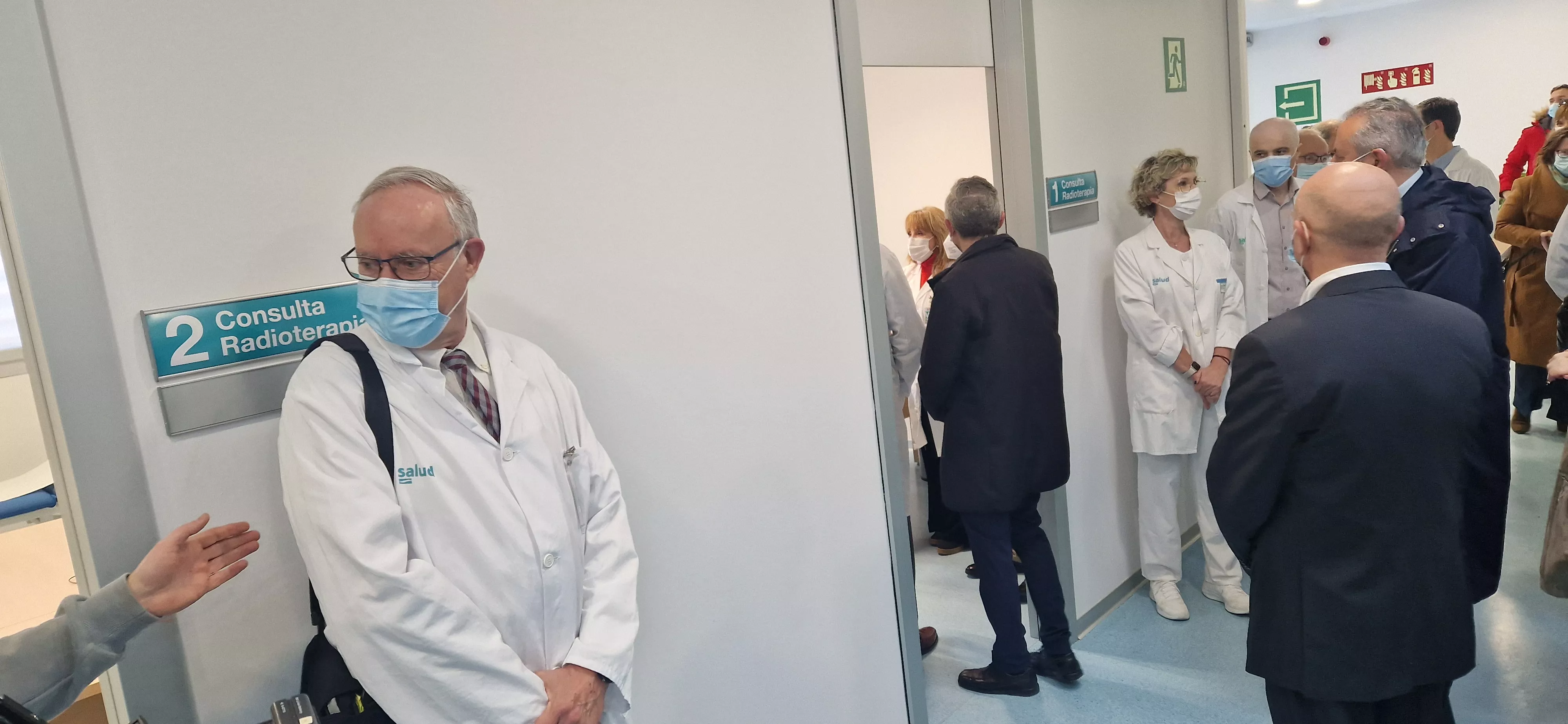 Inauguración del nuevo servicio de radioterapia del Hospital San Jorge de Huesca. Foto Myriam Martínez