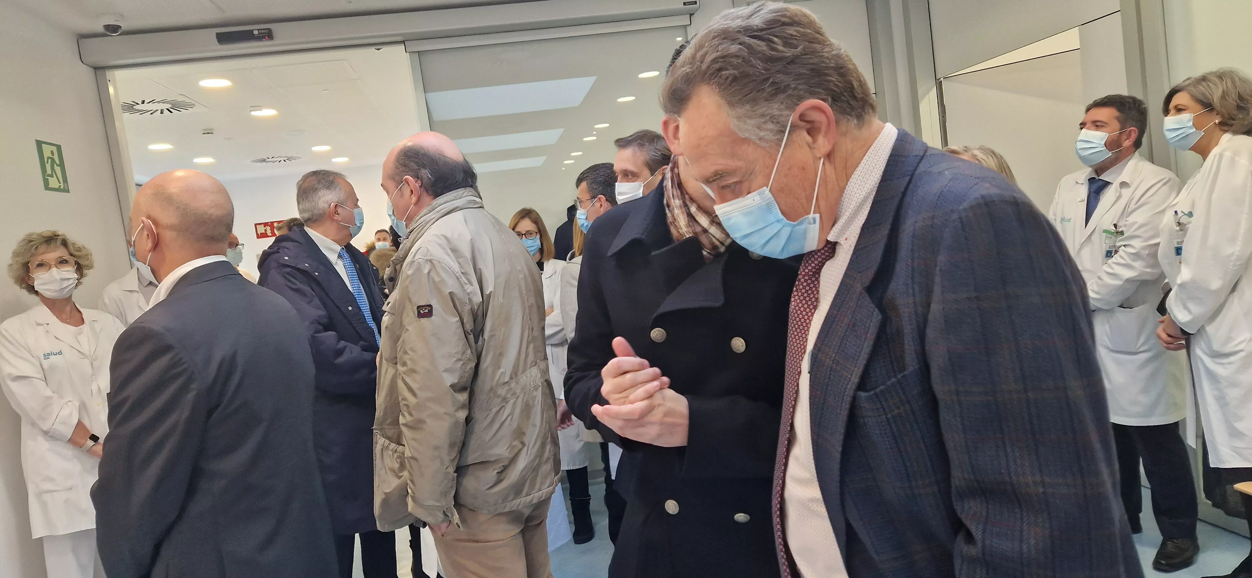 Inauguración del nuevo servicio de radioterapia del Hospital San Jorge de Huesca. Foto Myriam Martínez