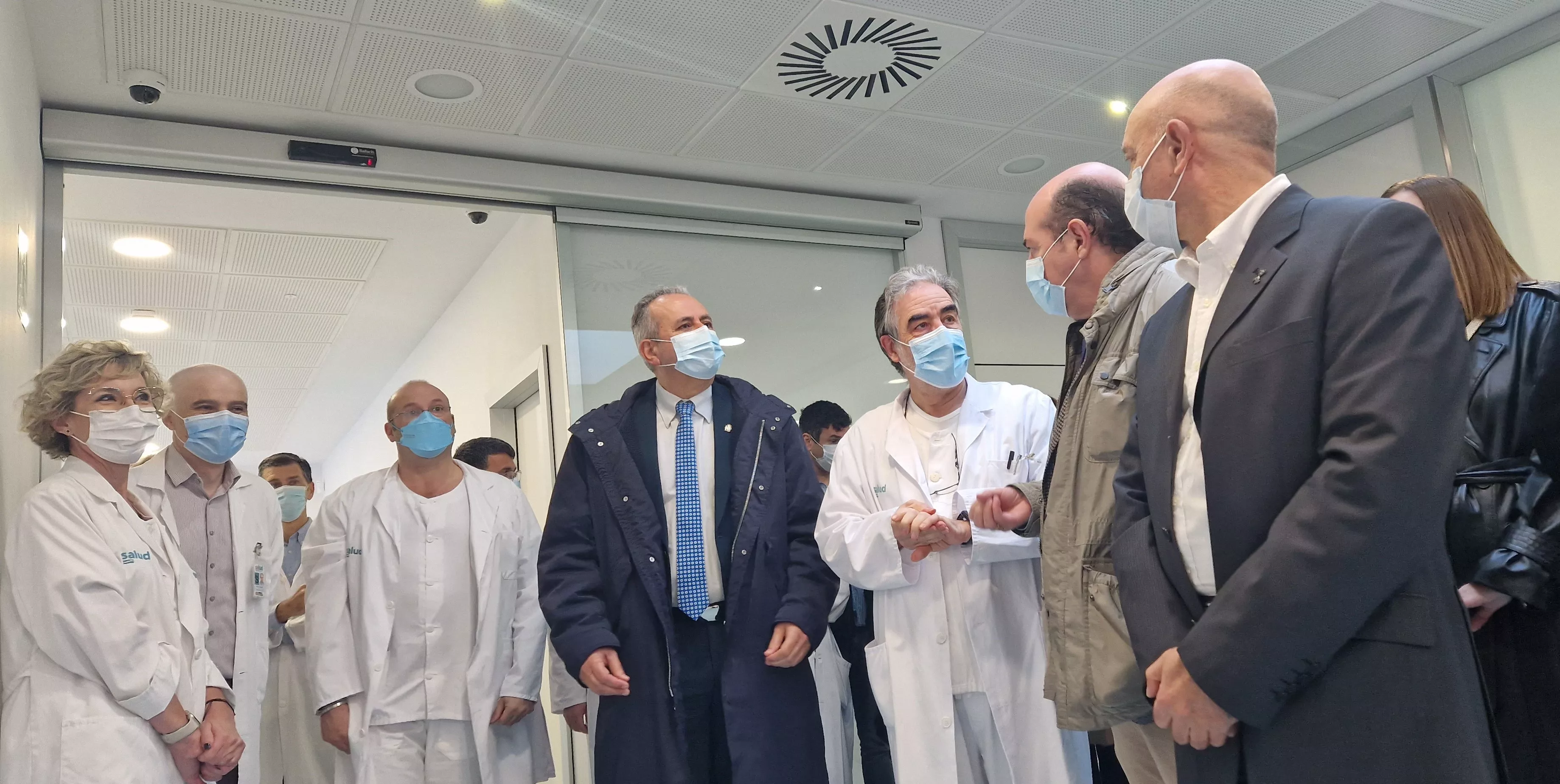 Inauguración del nuevo servicio de radioterapia del Hospital San Jorge de Huesca. Foto Myriam Martínez