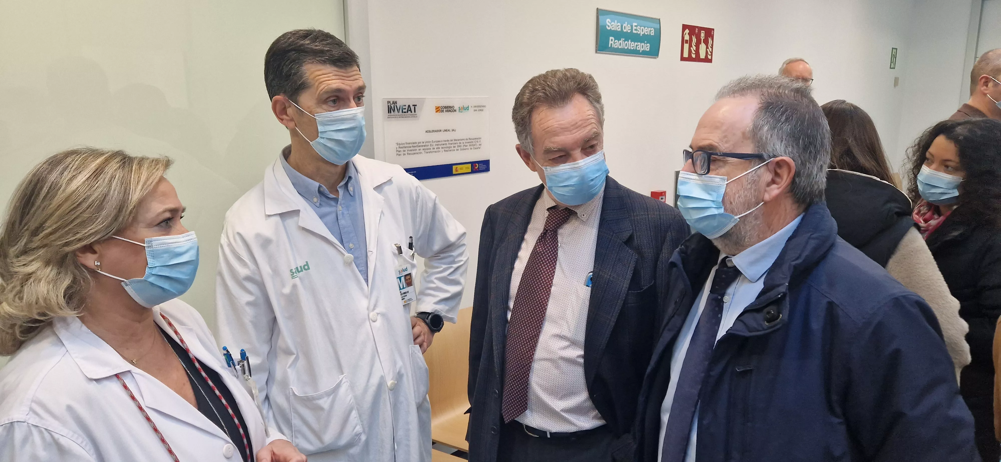 Inauguración del nuevo servicio de radioterapia del Hospital San Jorge de Huesca. Foto Myriam Martínez